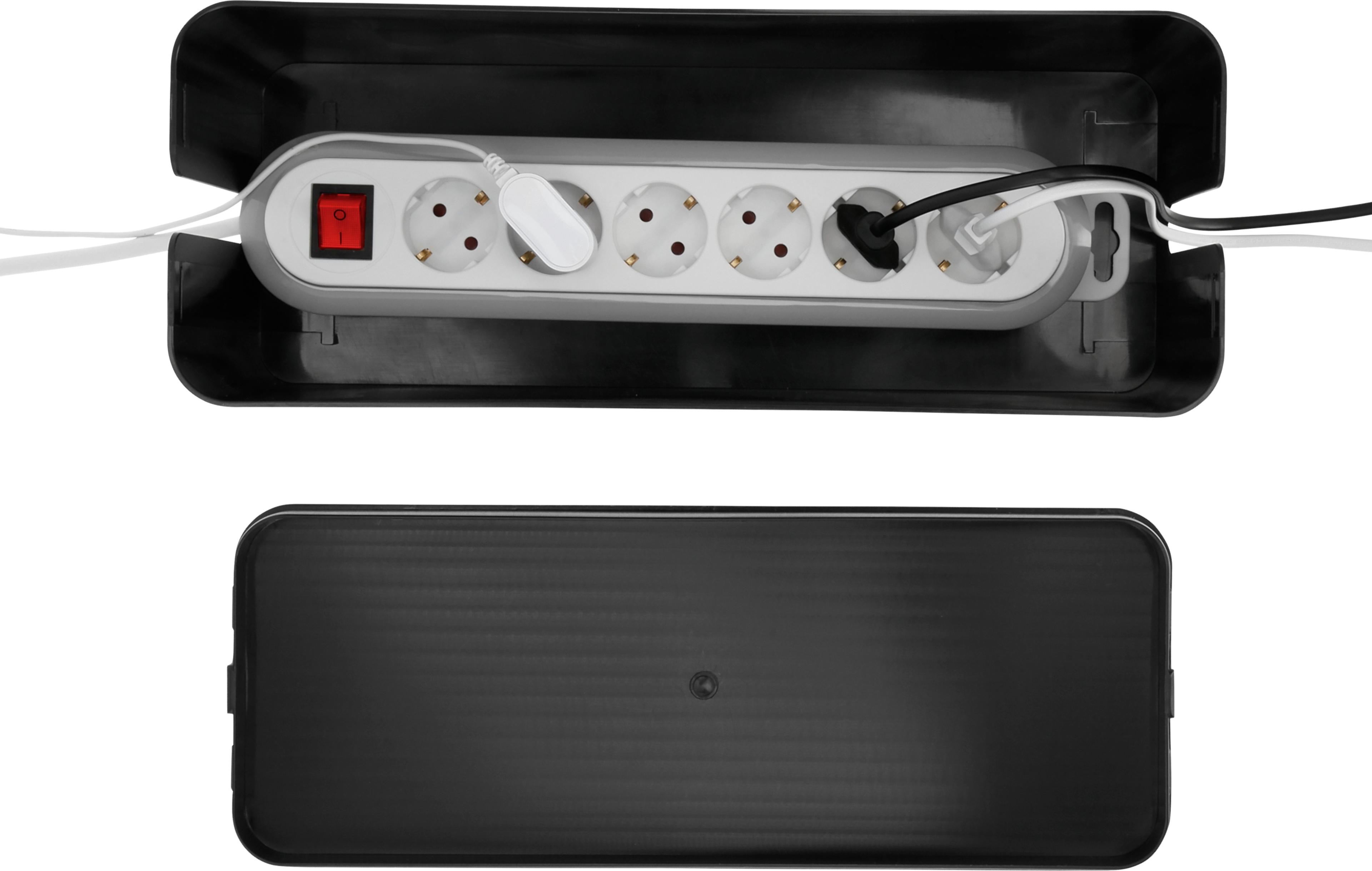 Cable Box Maxi 156x400x135mm Black