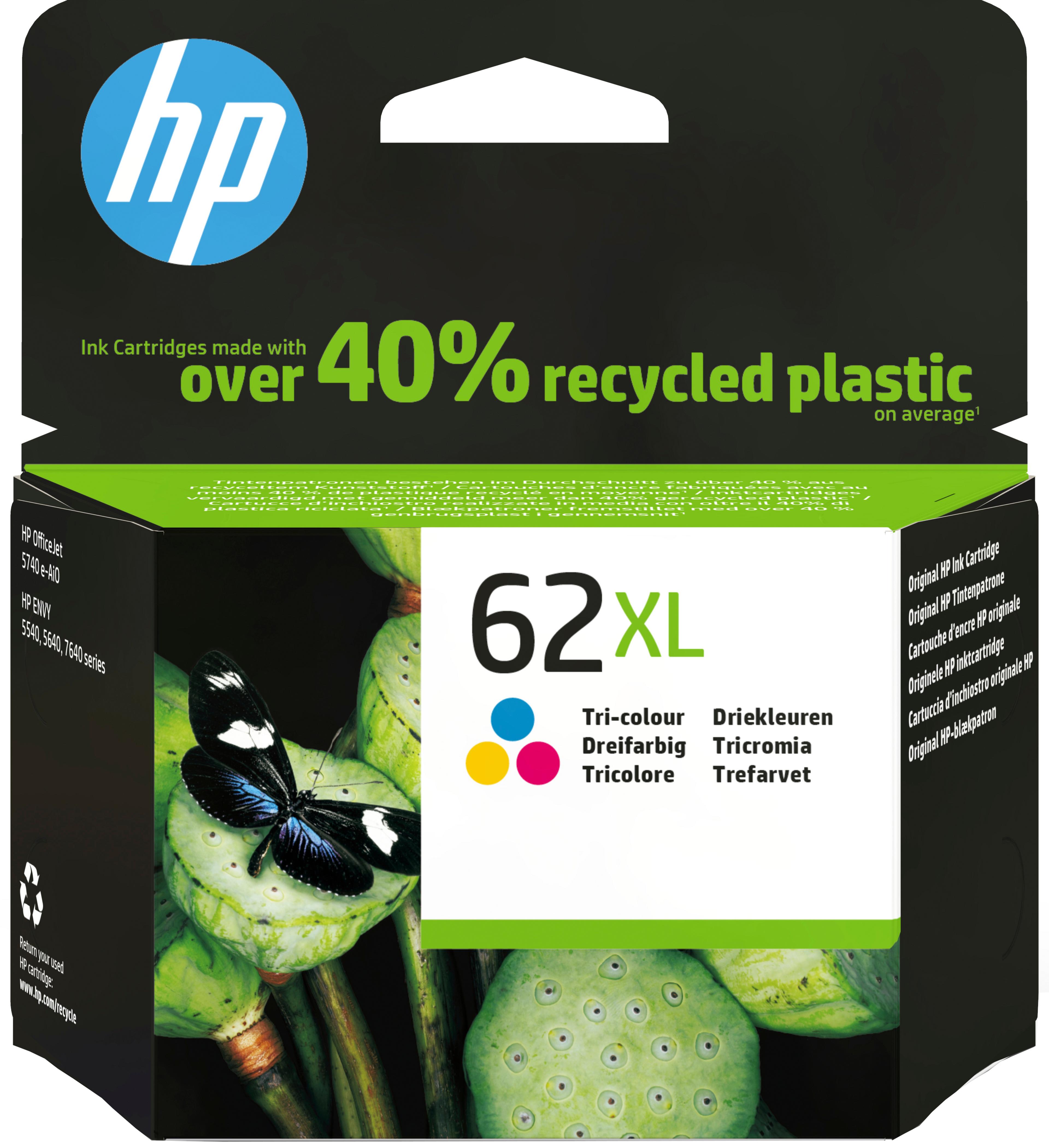 HP 62XL Tinte dreifarbig