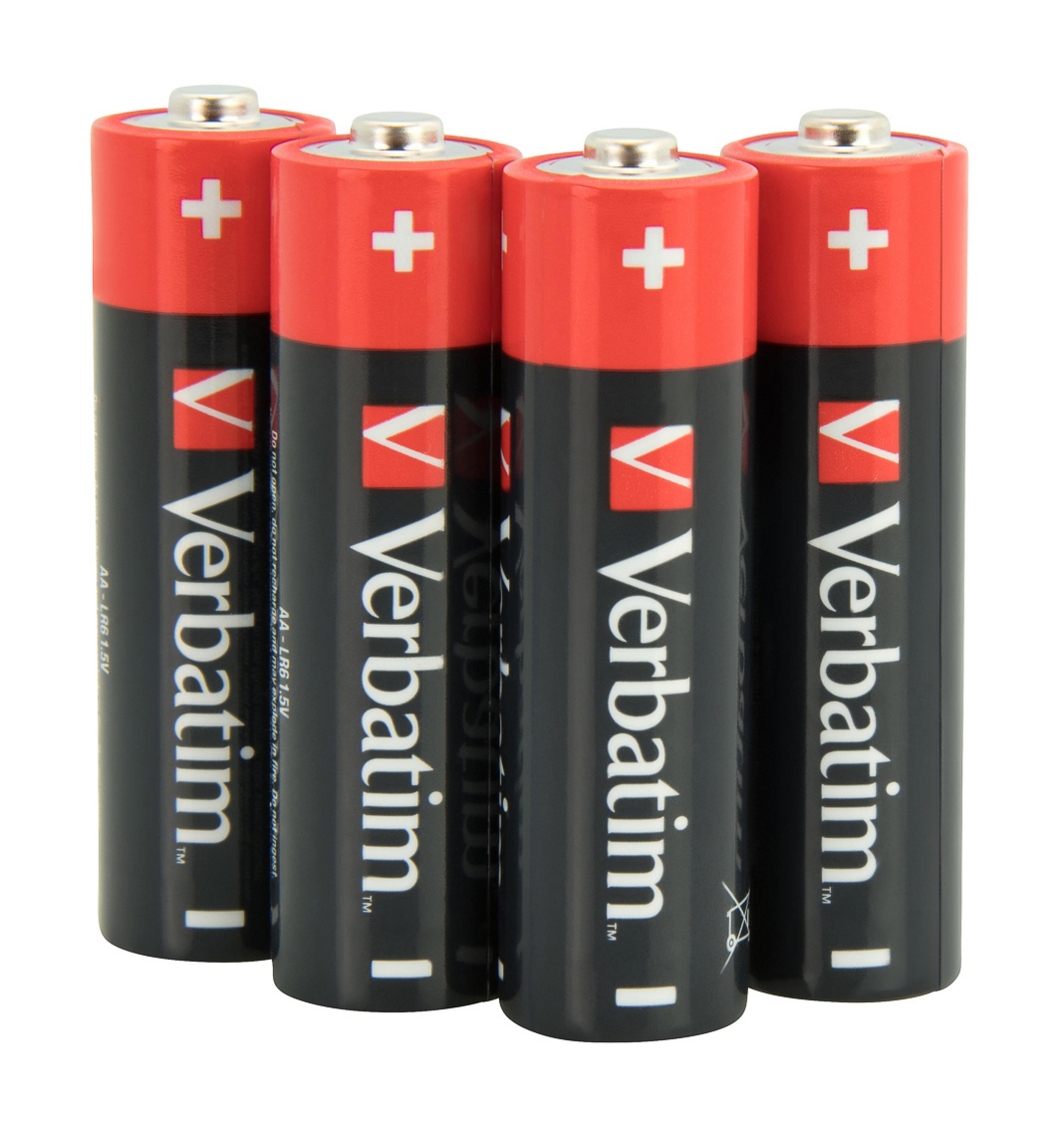 Verbatim LR03 Alkaline Battery 4-pack