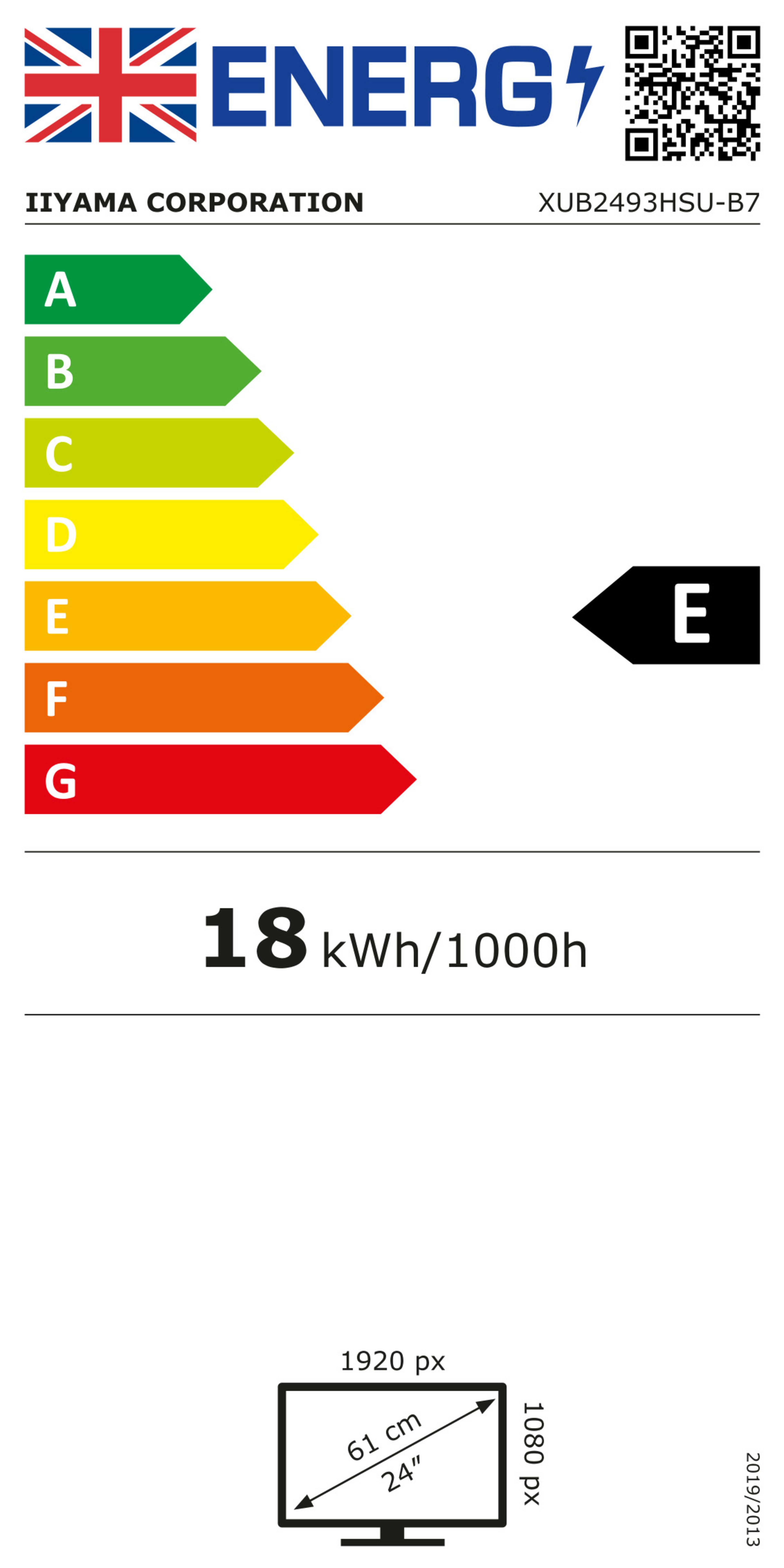 iiyama ProLite XUB2493HSU-B7 Monitor