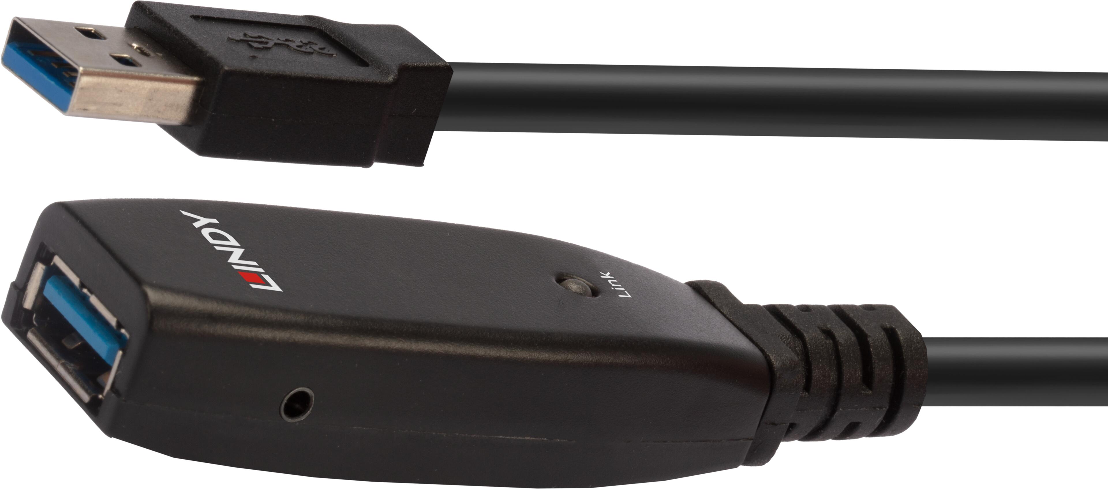 LINDY USB Typ A Aktiv-Verlängerung 3 m