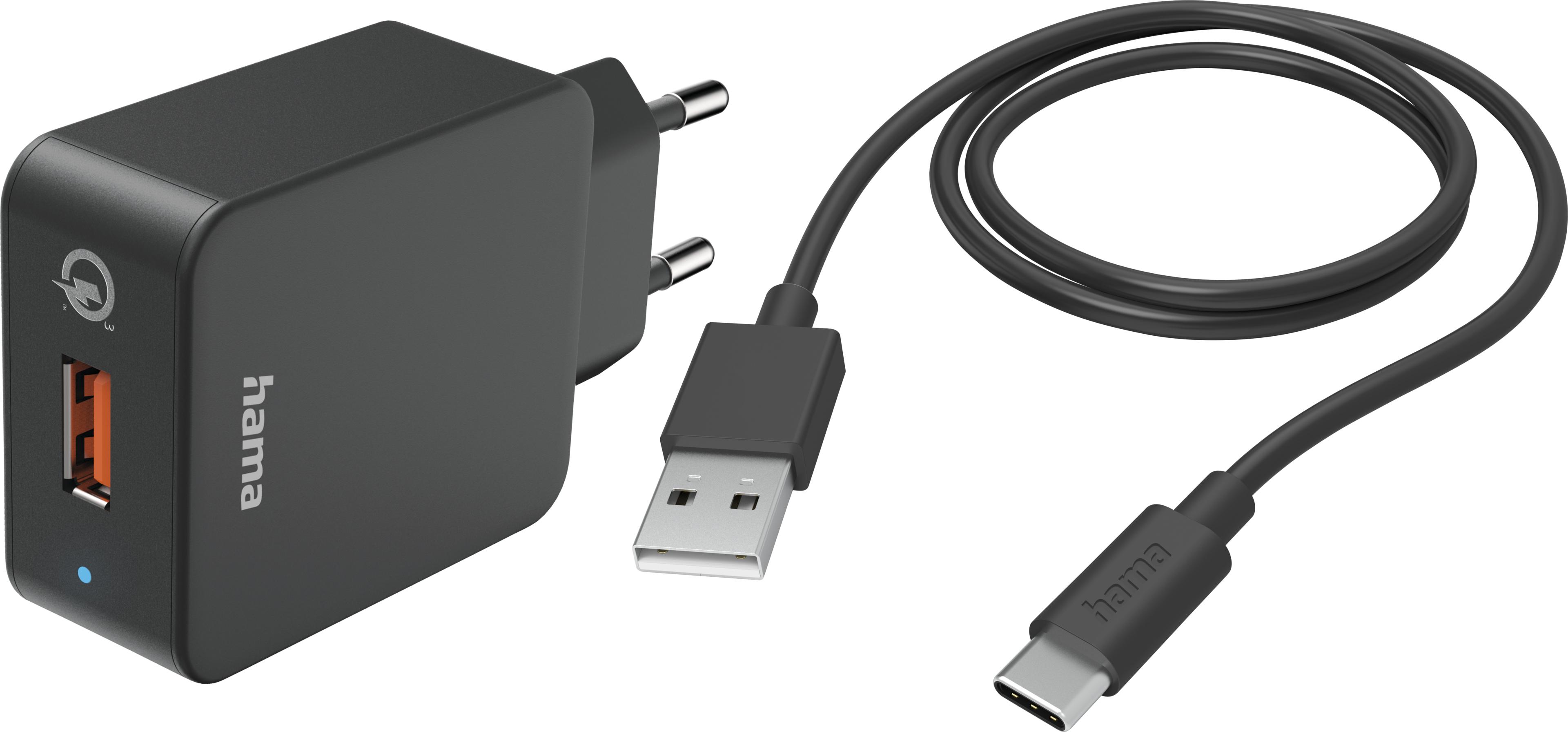 Hama 19,5 W USB-C Ladegerät schwarz