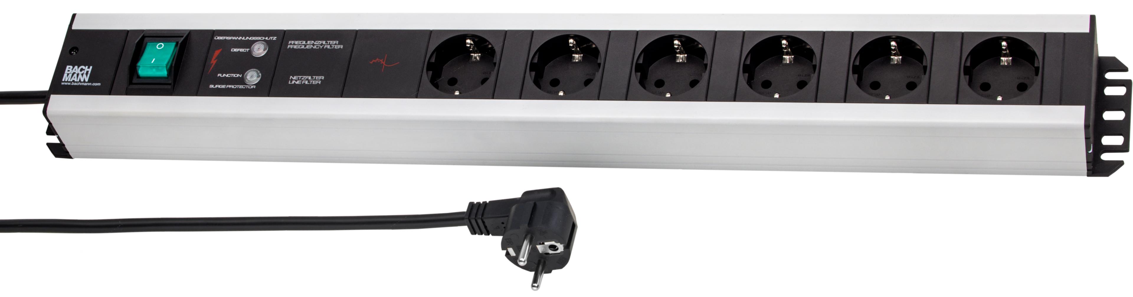 Power Strip 6-way OVP 2m w/ Switch