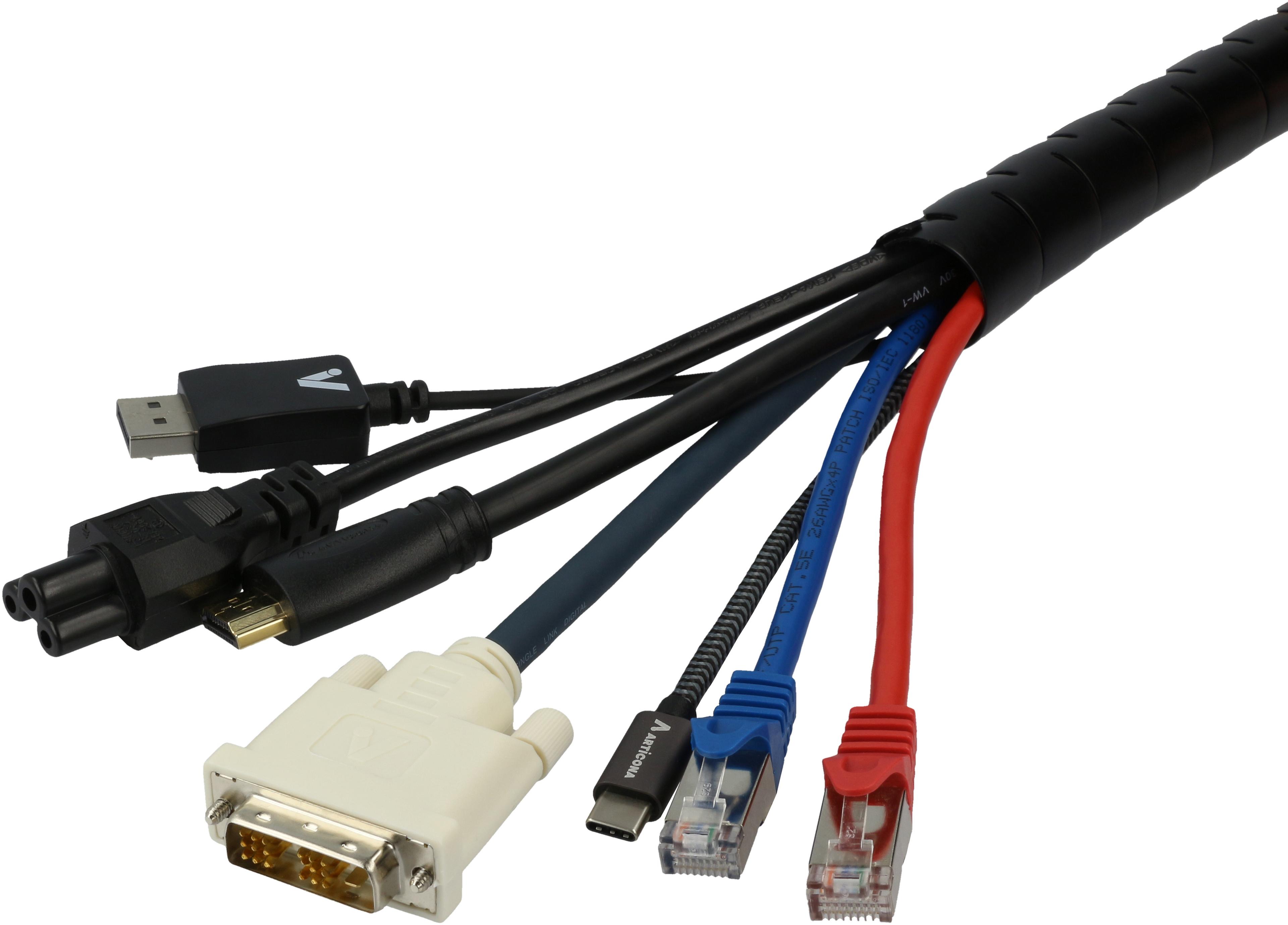 Cable Eater D=25mm 10m Black