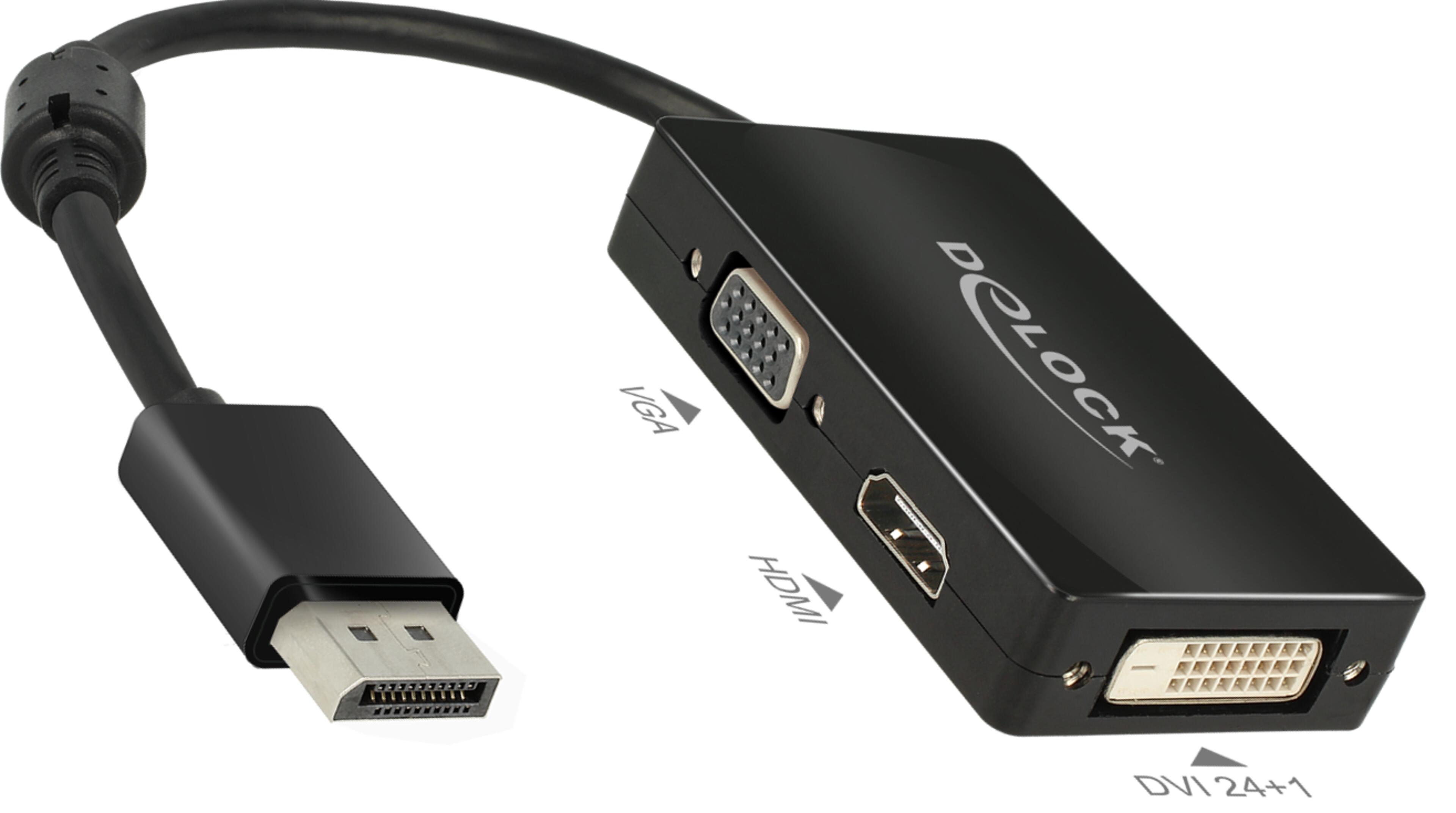 Delock DP - HDMI/DVI-D/VGA Adapter