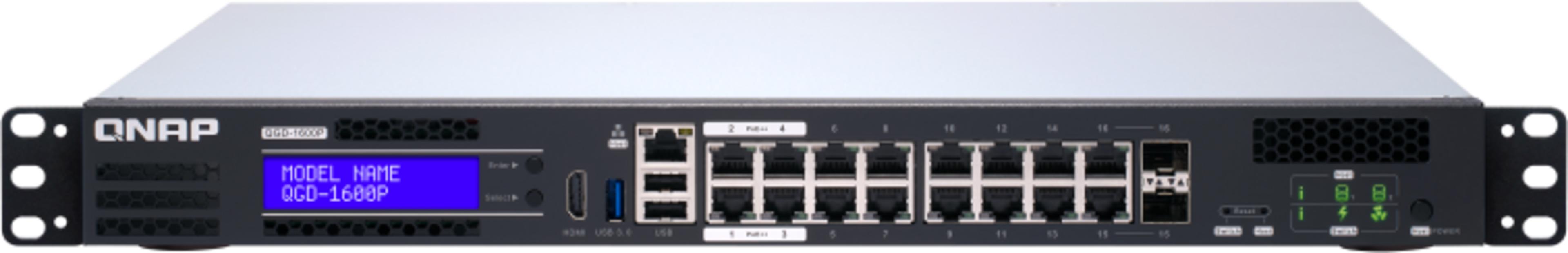 QNAP QGD-1600P 16-Port GbE Switch