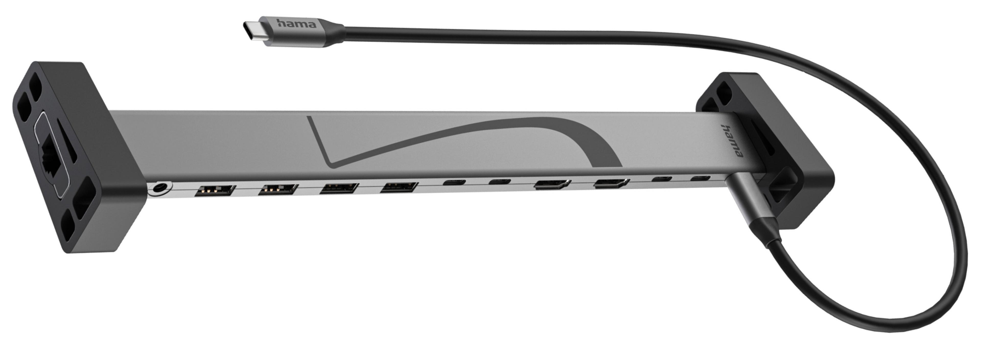 Hama USB-C - 2xHDMI+USB-C Dock