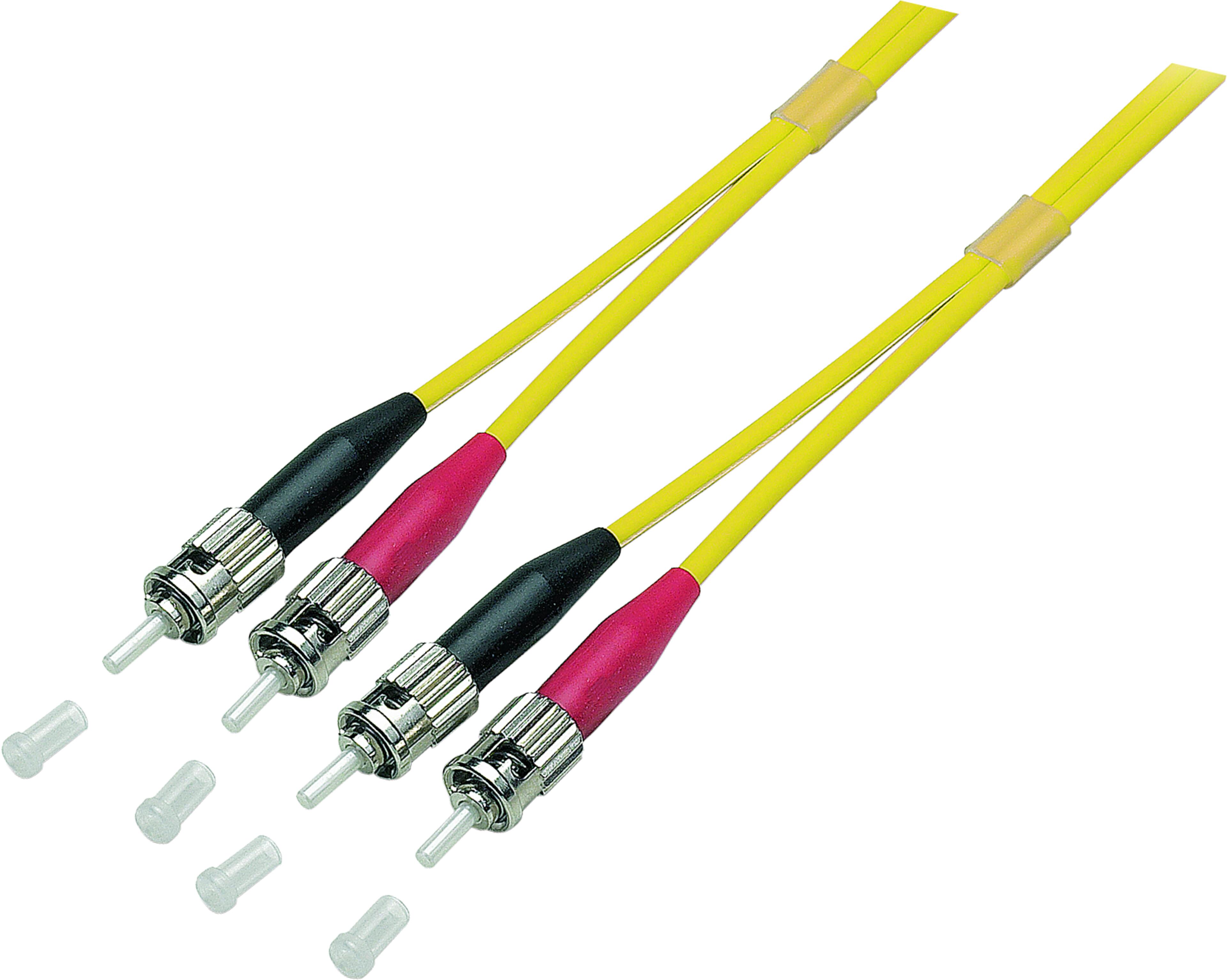 Câble patch FO duplex ST-ST 2 m, 9/125µ