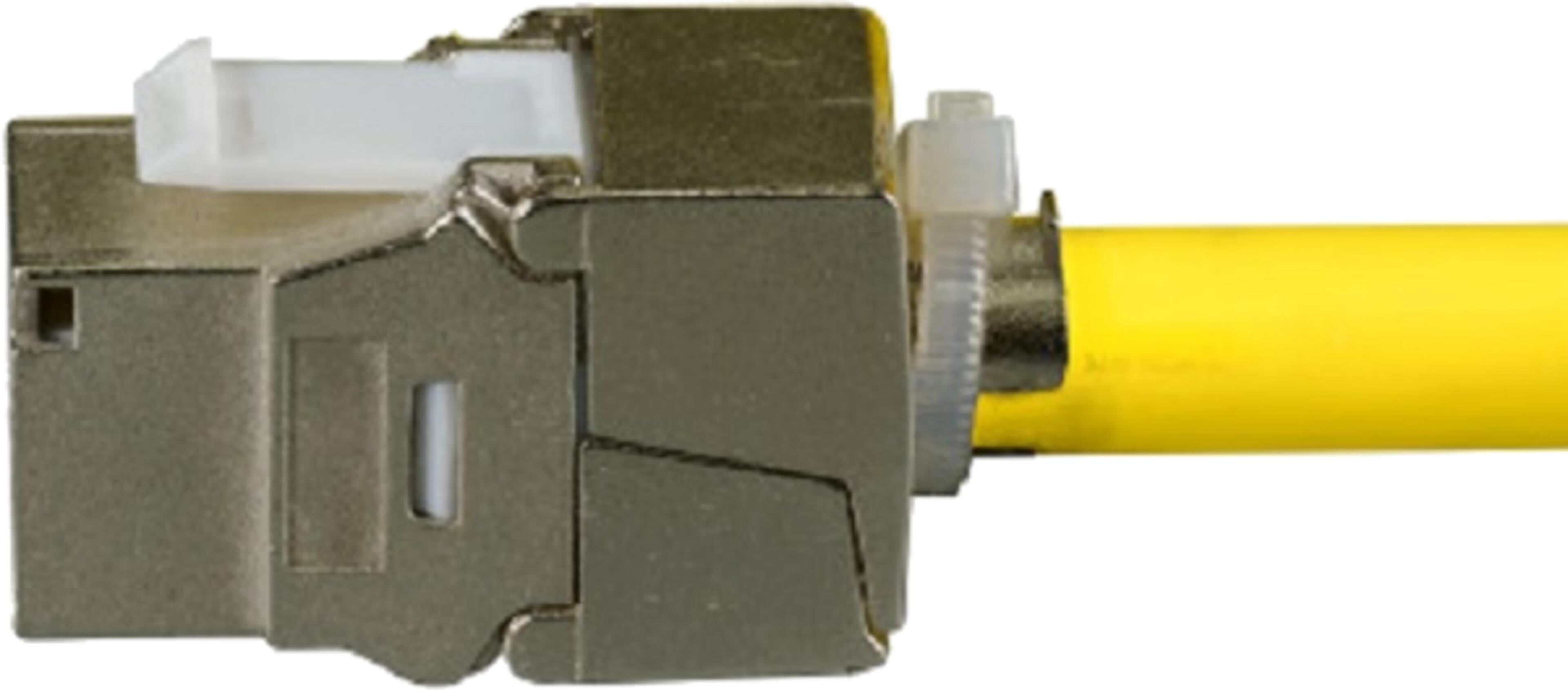 Keystone Jack 1x RJ45 STP Cat8.1