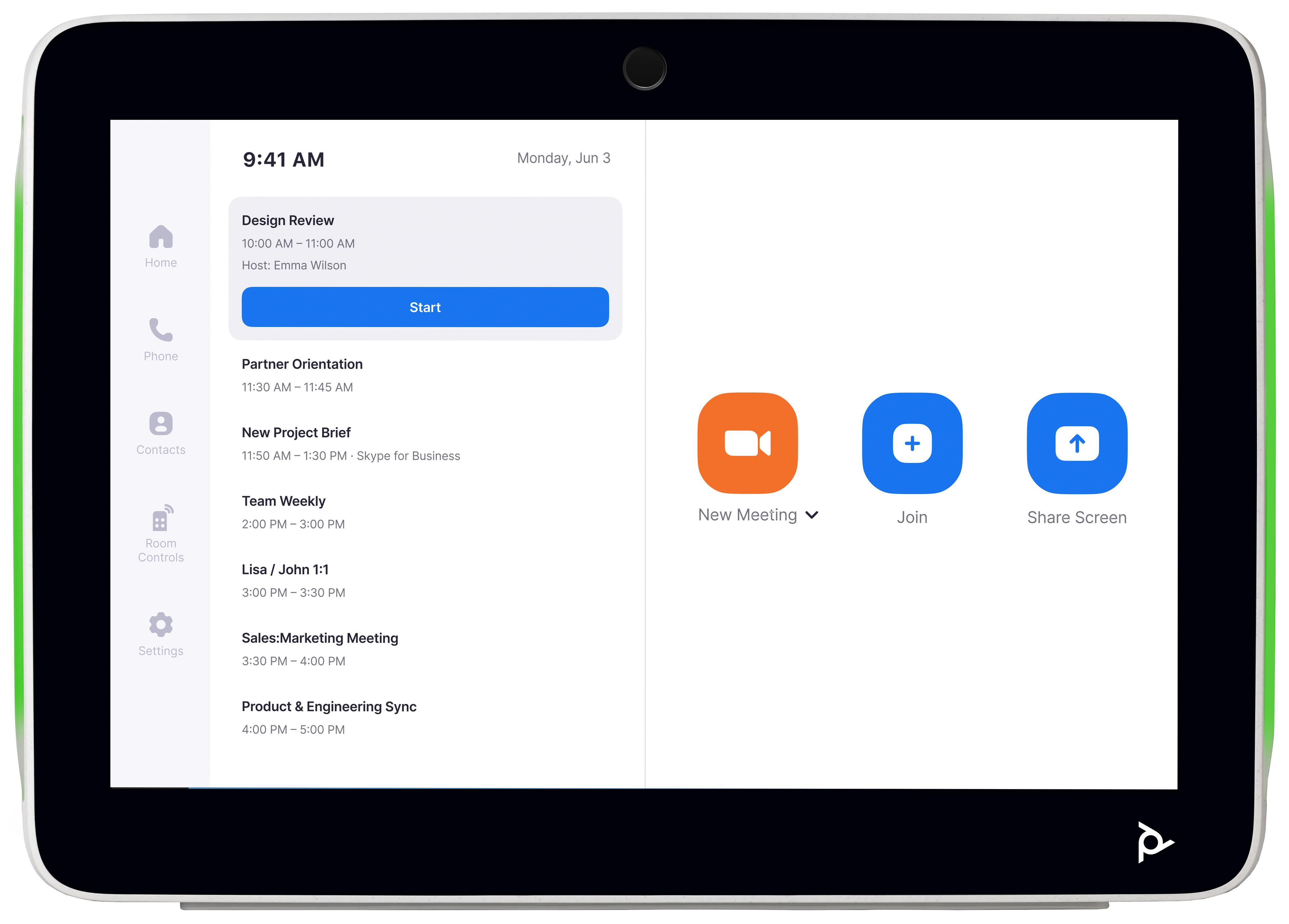 Poly TC10 Touch Controller White