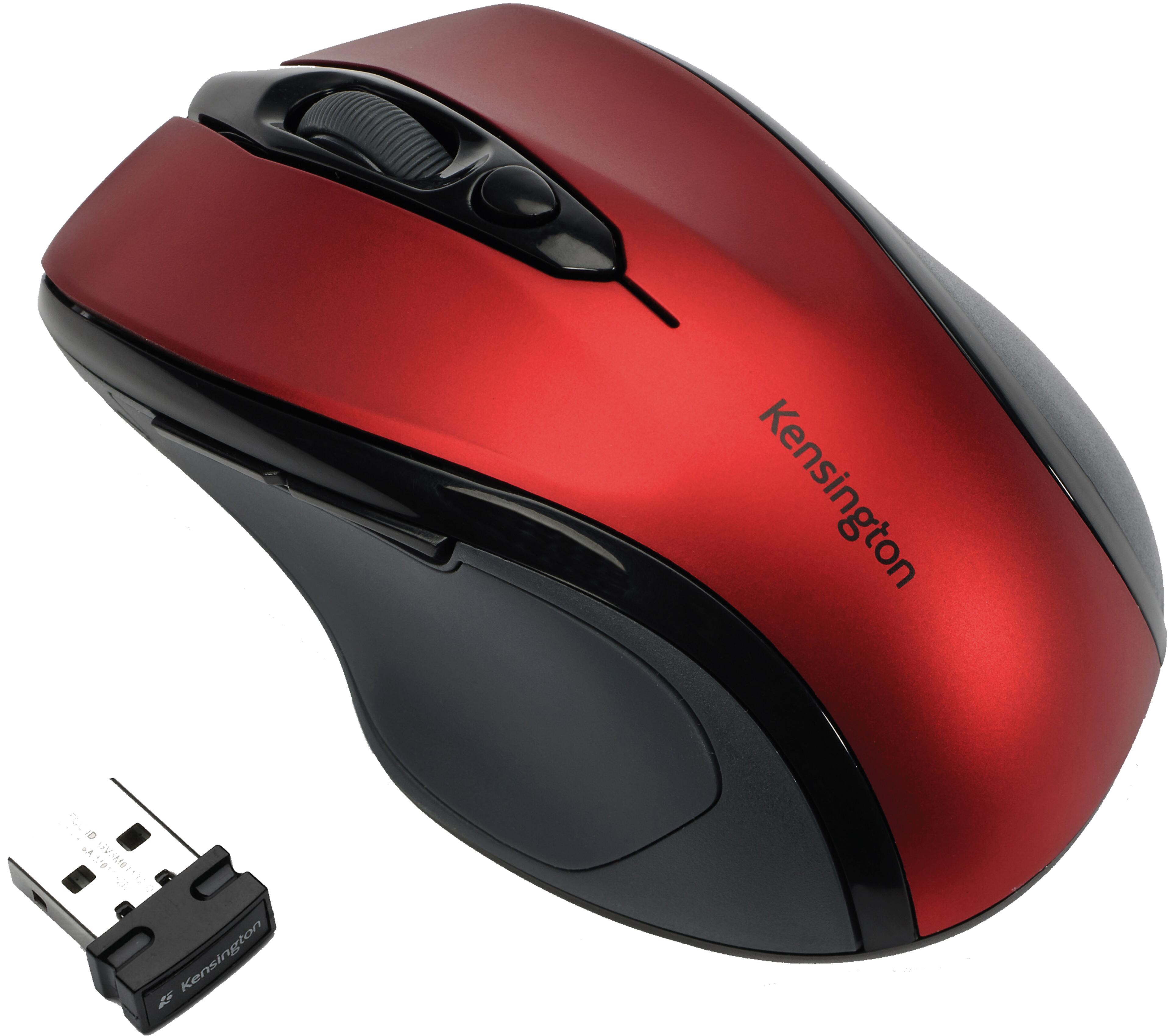 Kensington Pro Fit Mid Mouse Wless Red