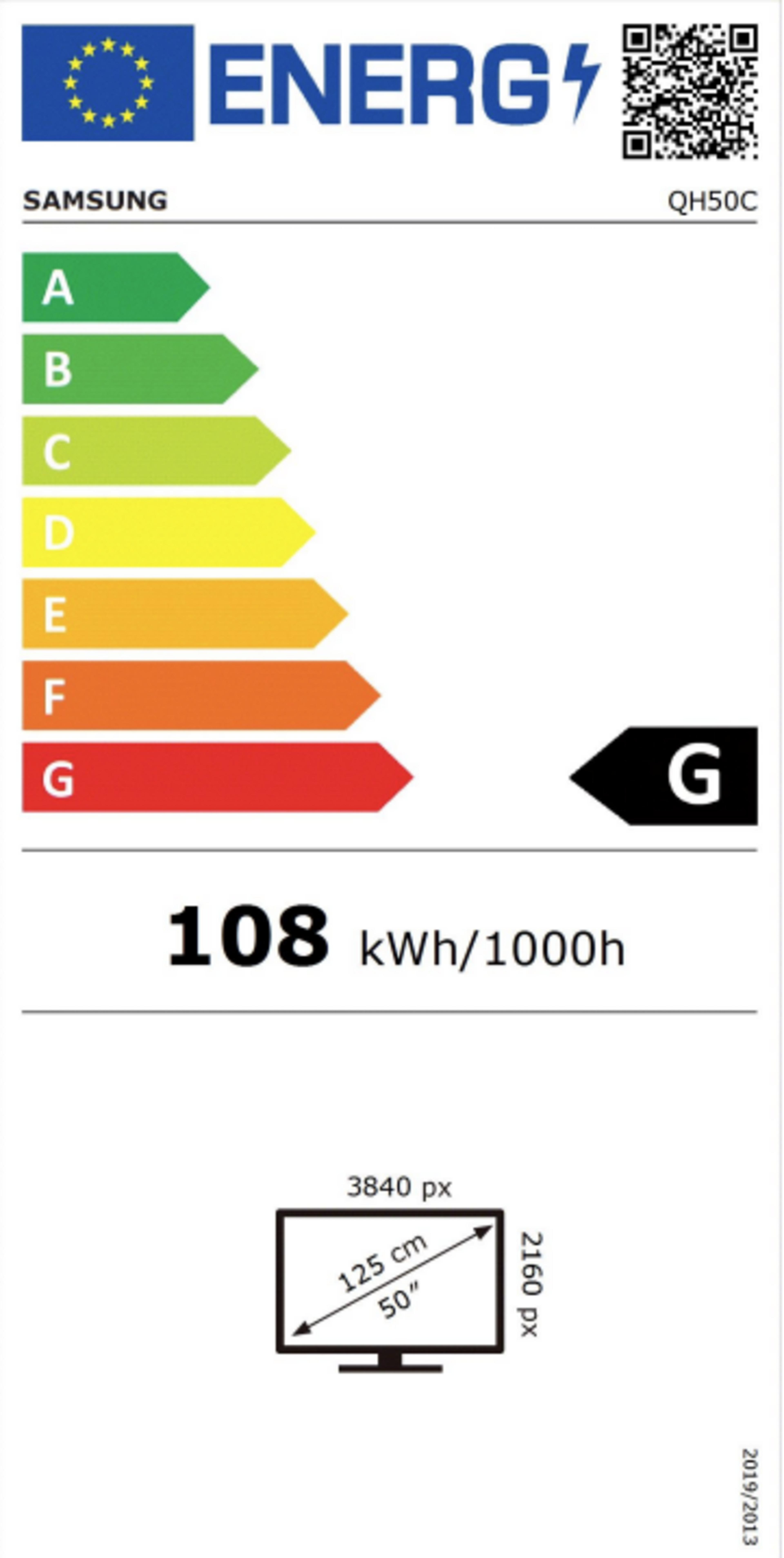 Samsung QH50C Smart Signage Display