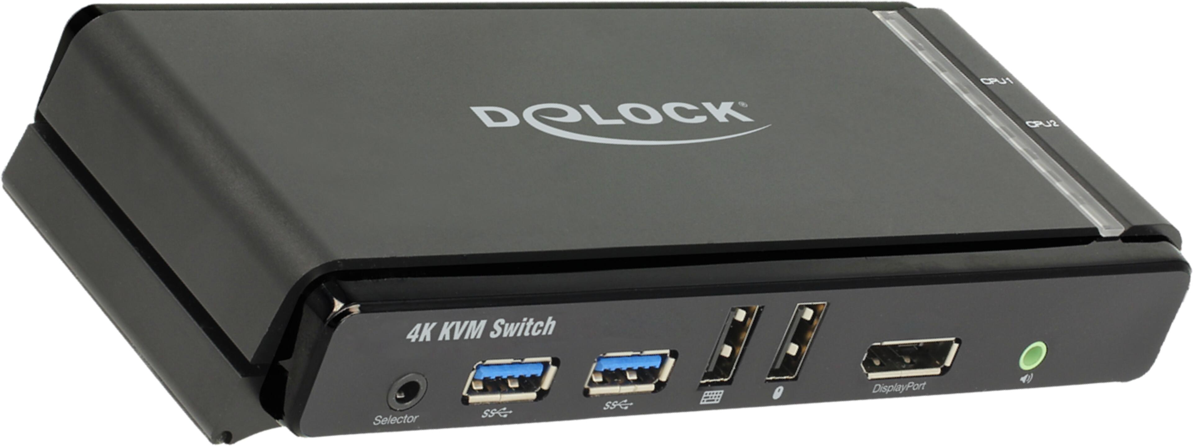 Delock KVM-Switch DisplayPort 2-Port