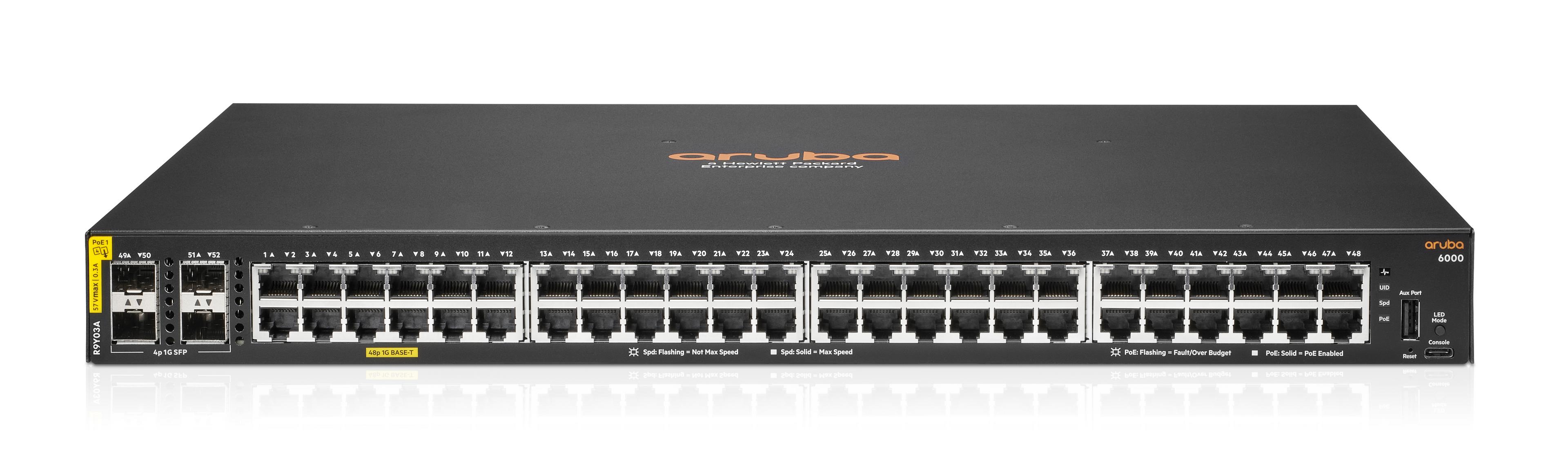 HPE Aruba 6000 48G PoE 740 W Switch