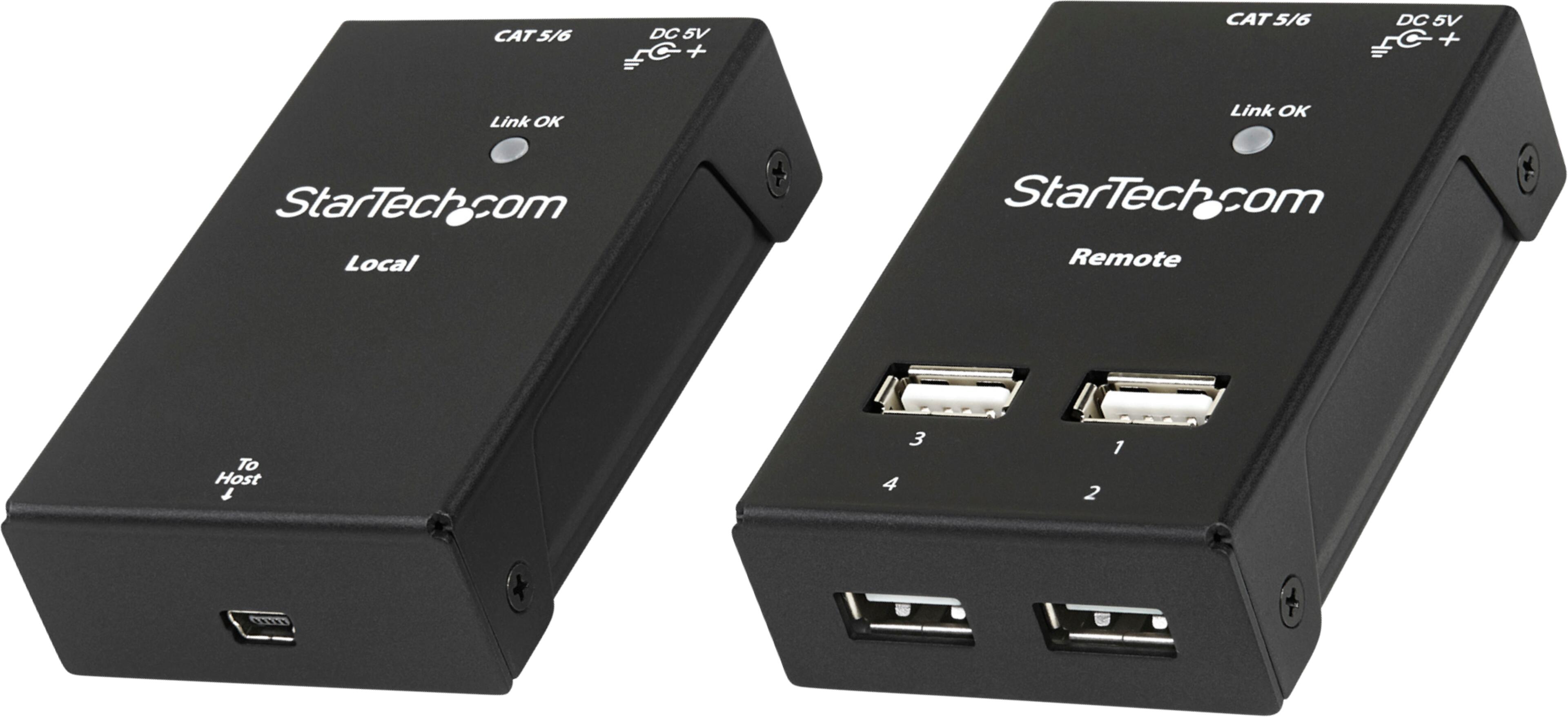 USB 2.0 Extender über Cat5 bis 50 m+Hub