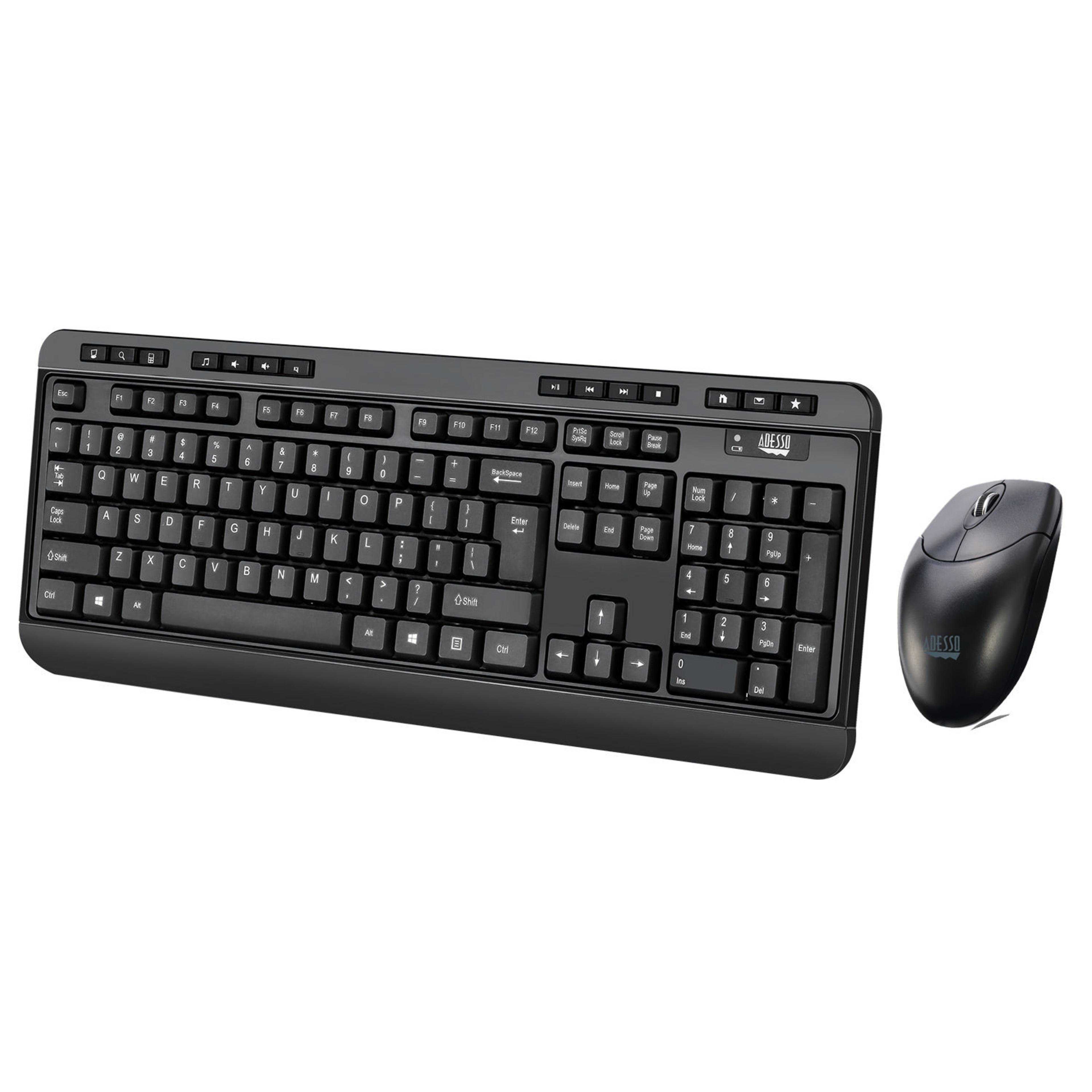 Adesso Antimicrobial Keyboard/Mouse Set