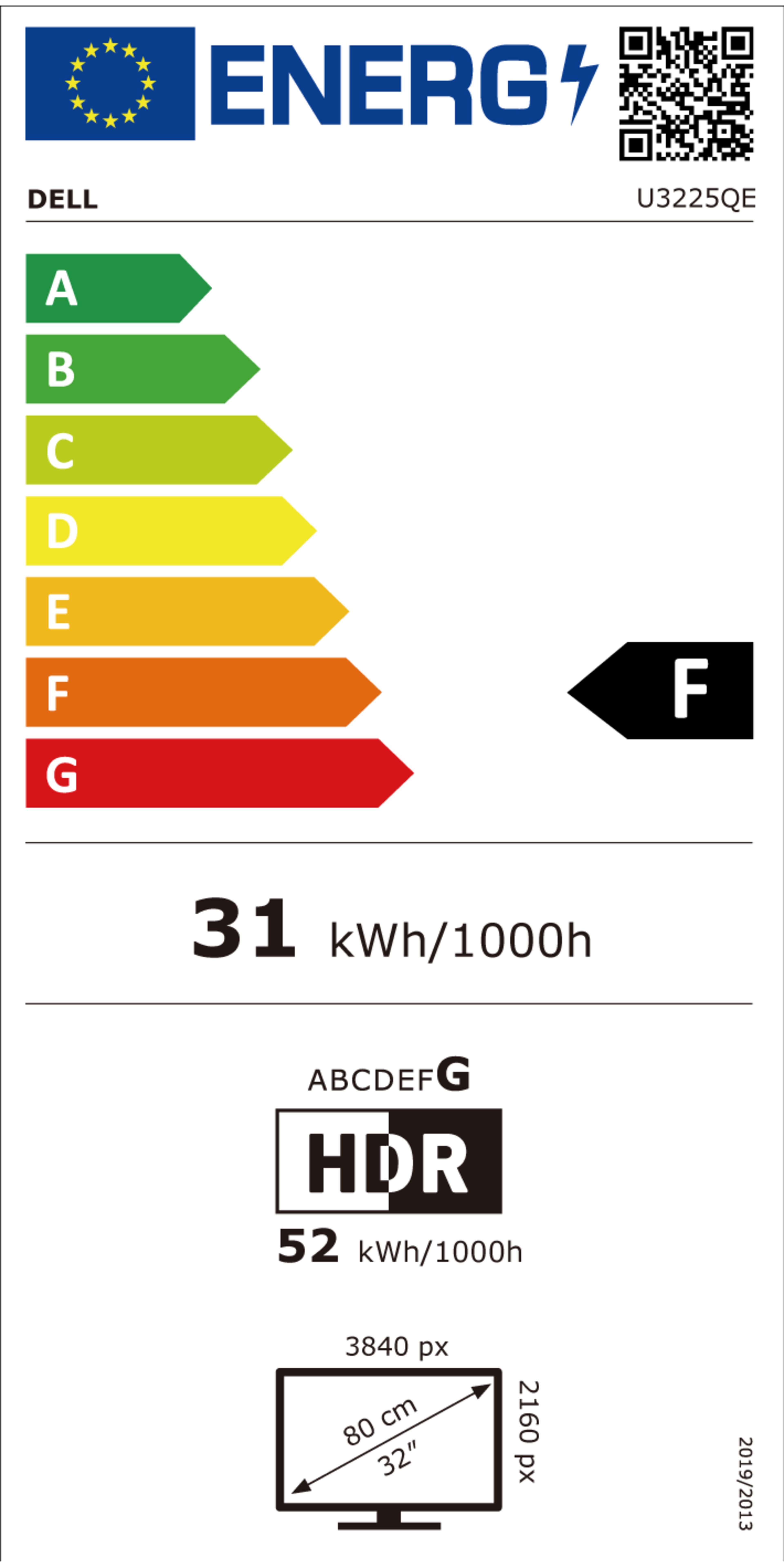 Dell UltraSharp 32 U3225QE 4K Monitor