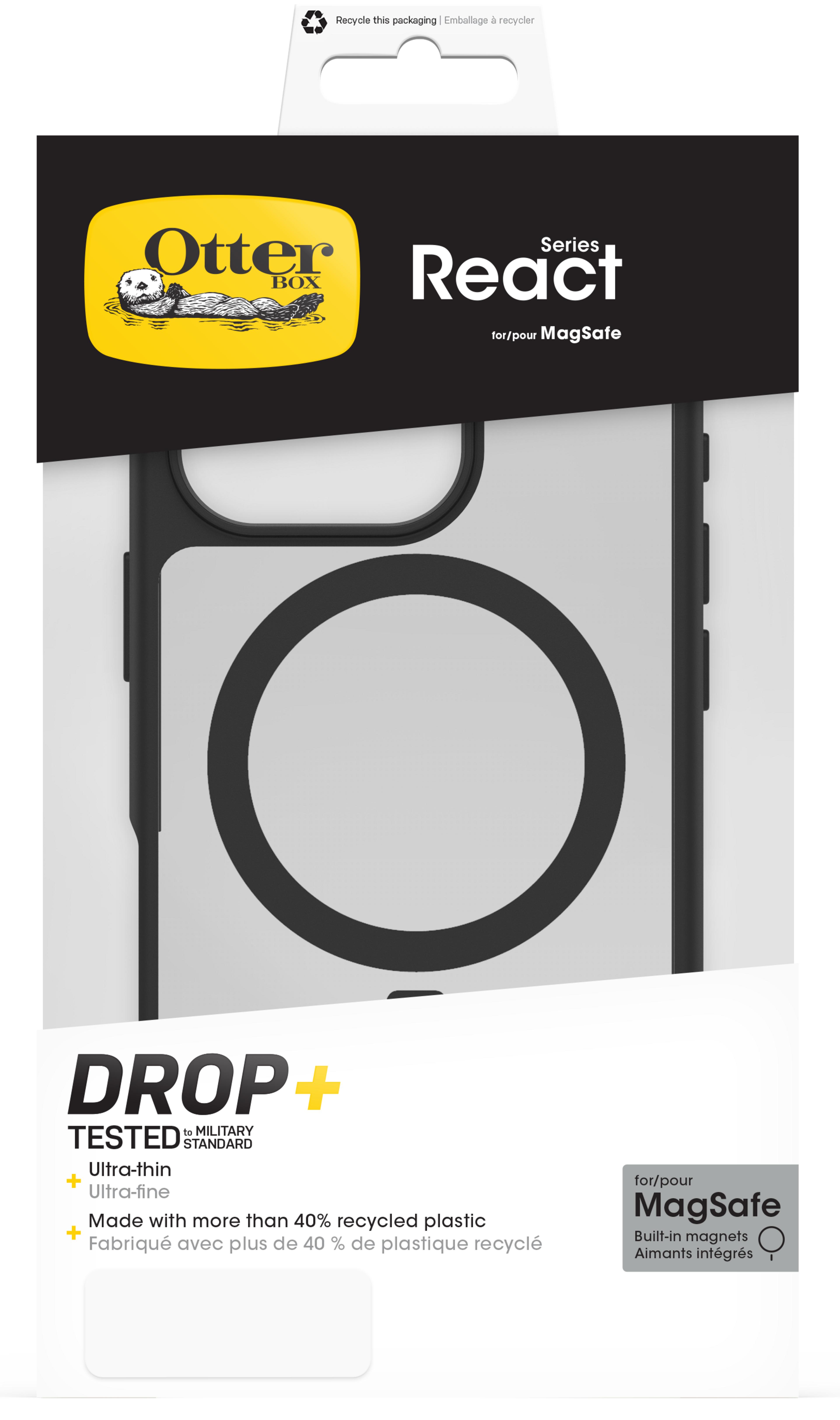 OtterBox React iPhone 16 Pro Case Cl/Bl