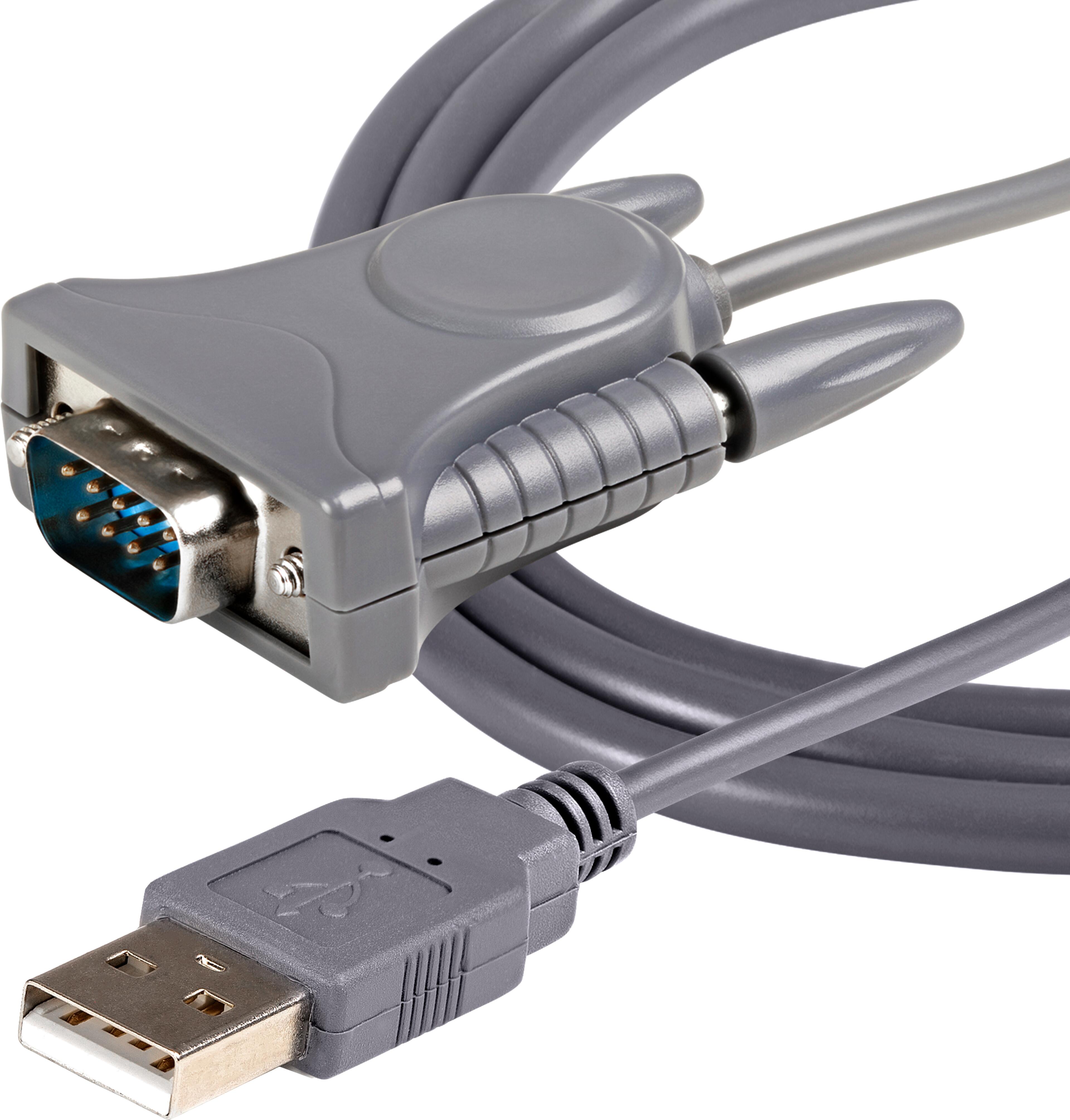 Adapter DB9+DB25/m - USB-A/m 0.9m