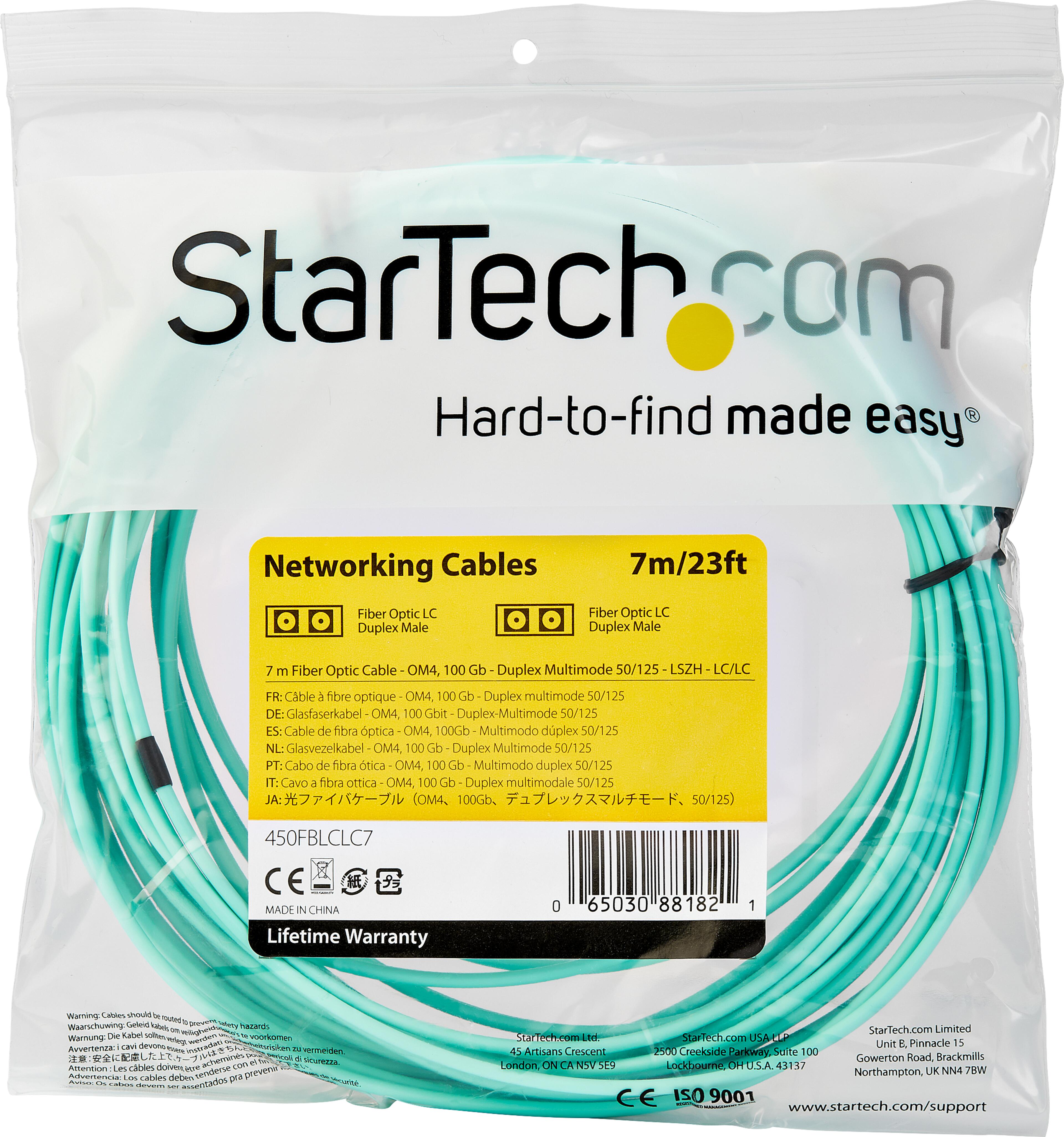 FO Duplex Patch Cable LC-LC 50/125µ 7m