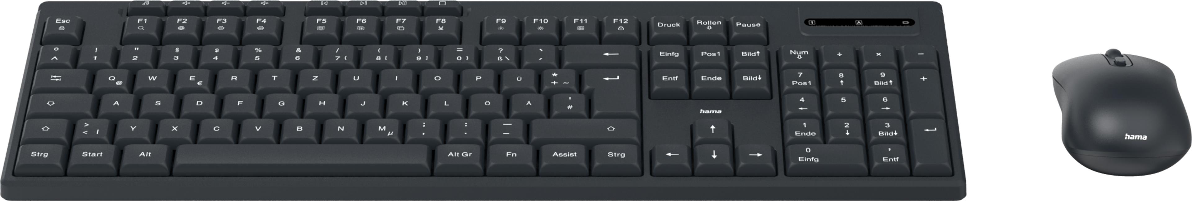 Hama WKM-200 Tastatur und Maus Set
