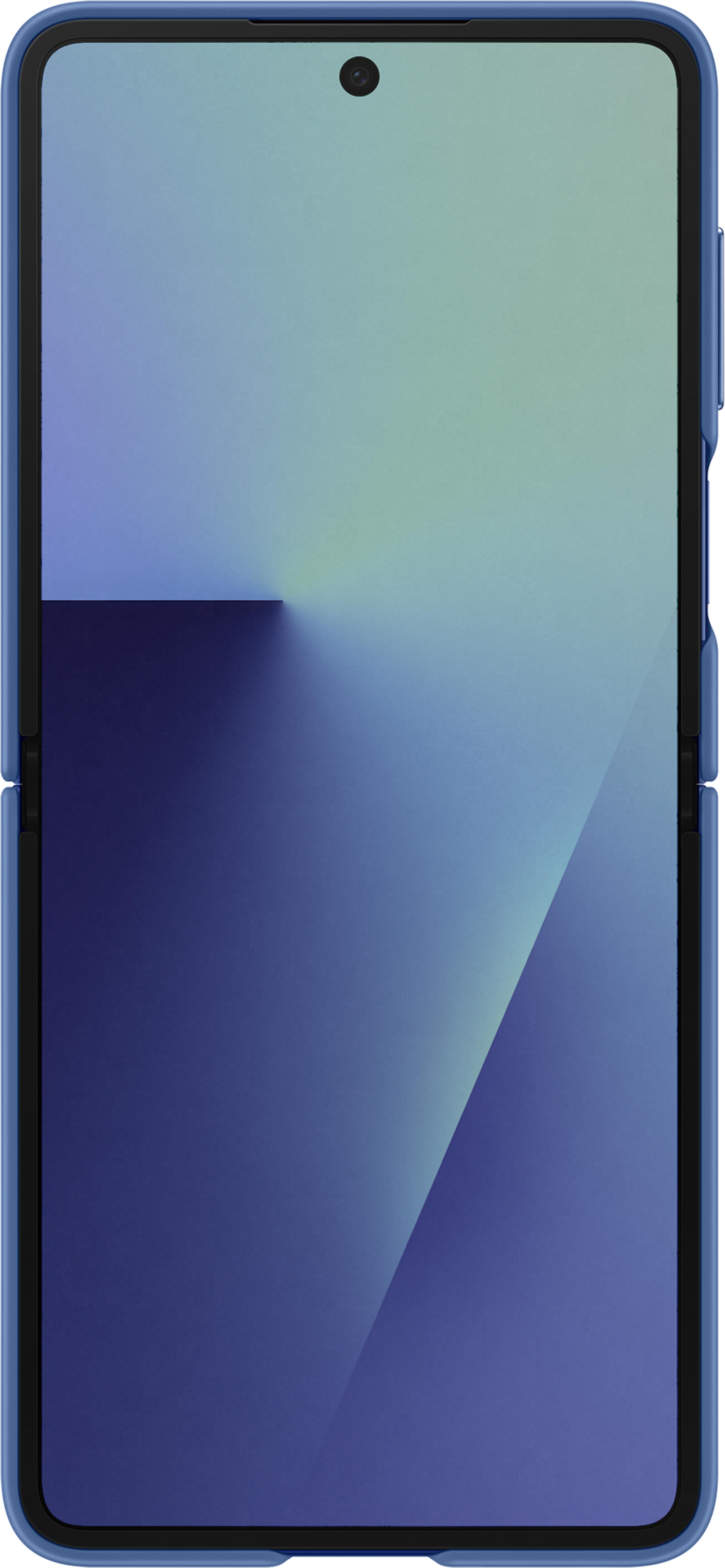 Samsung Z Flip7 Silicone Ring Case Blue