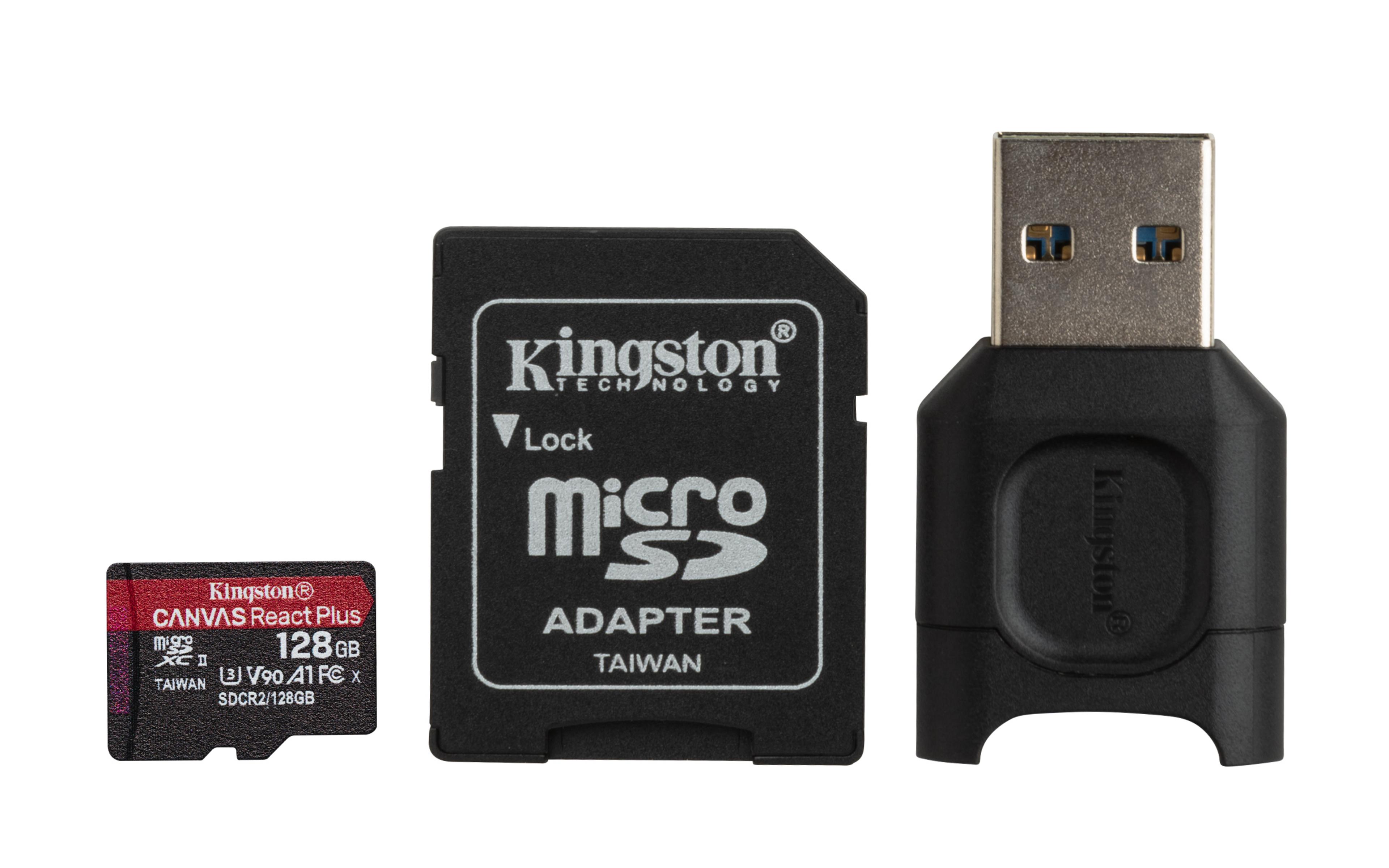 Kingston Canvas React Plus microSD 128GB