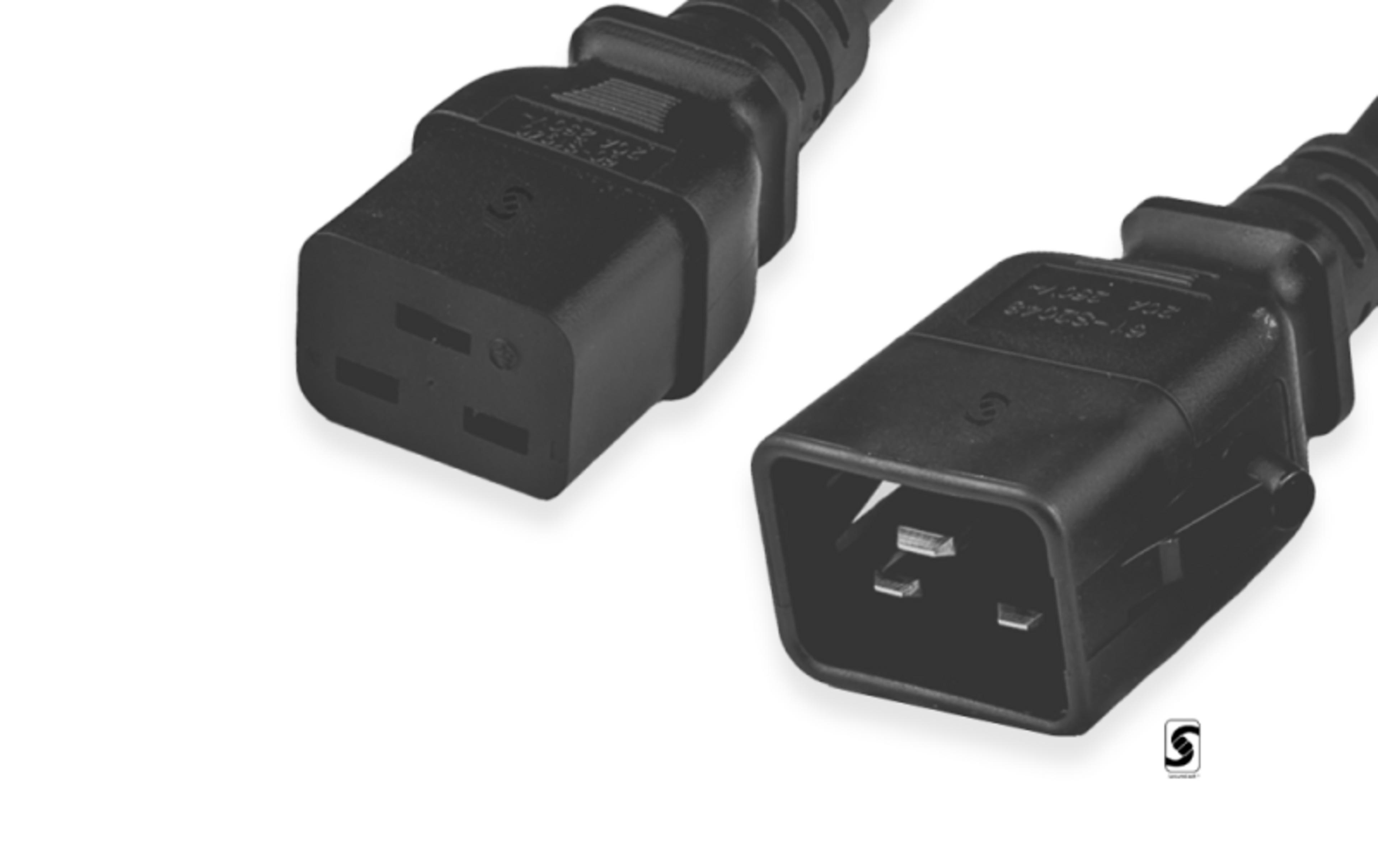 Raritan SL Kabel C19-C20 3,0m schw 6 Stk