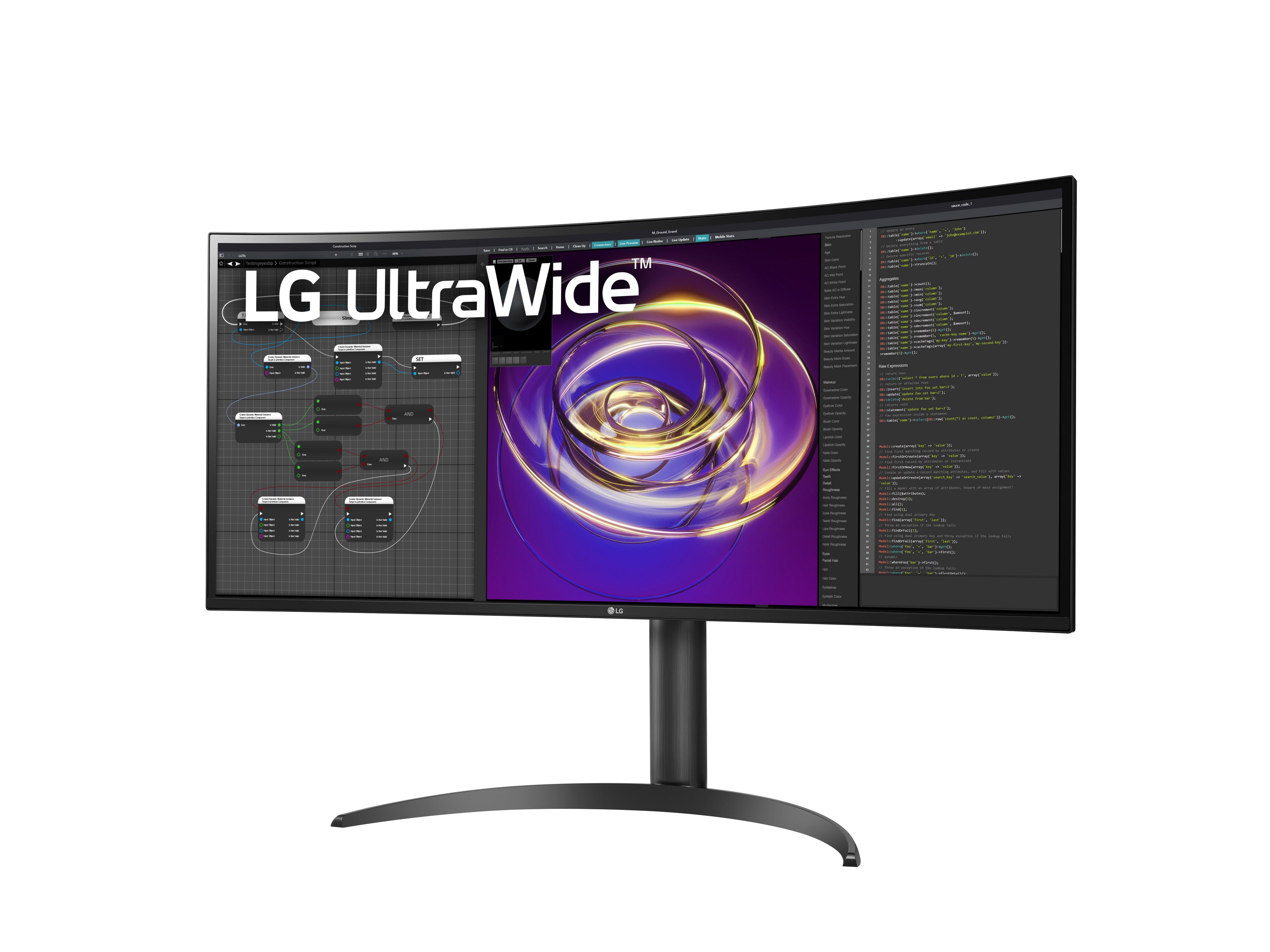 LG 34WP85CP-B Curved UltraWide Monitor