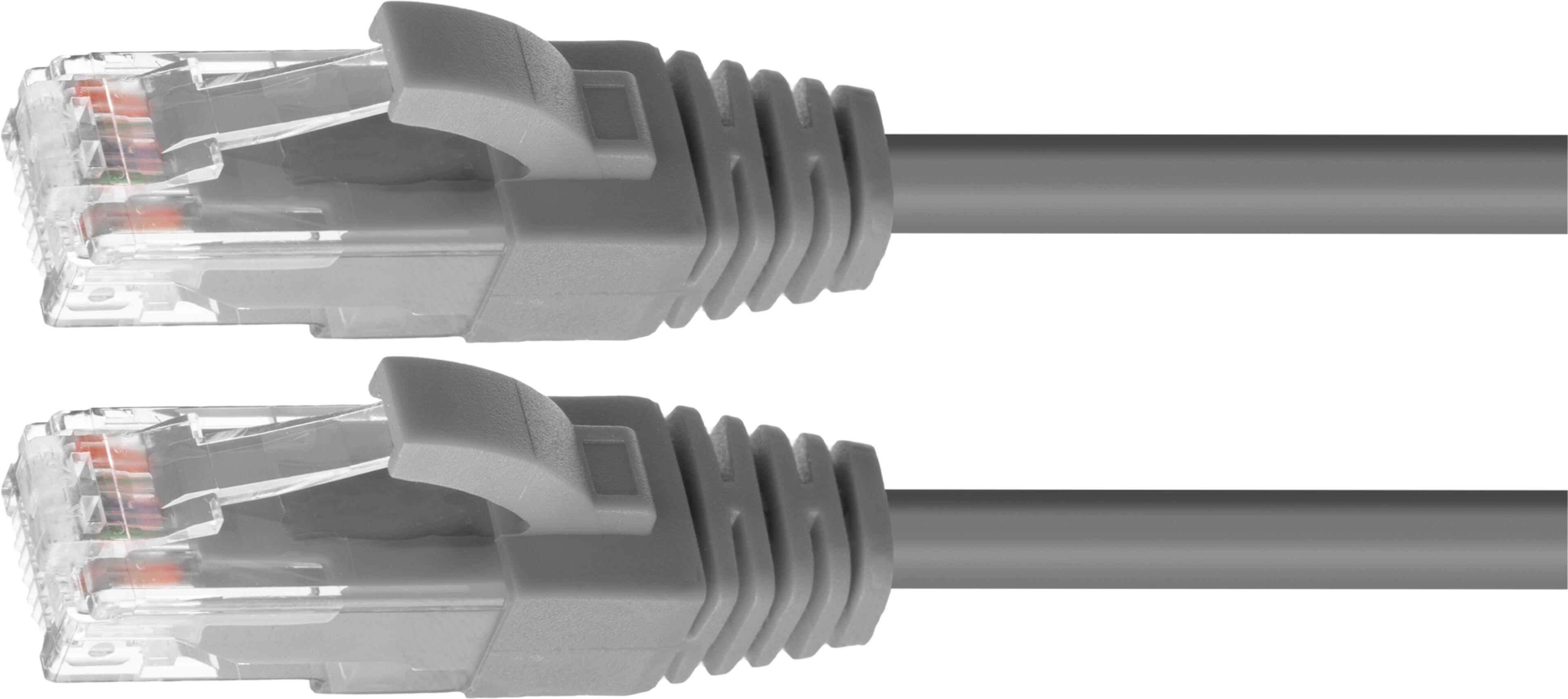 Patch Cable RJ45 U/UTP Cat6 7.5m Grey