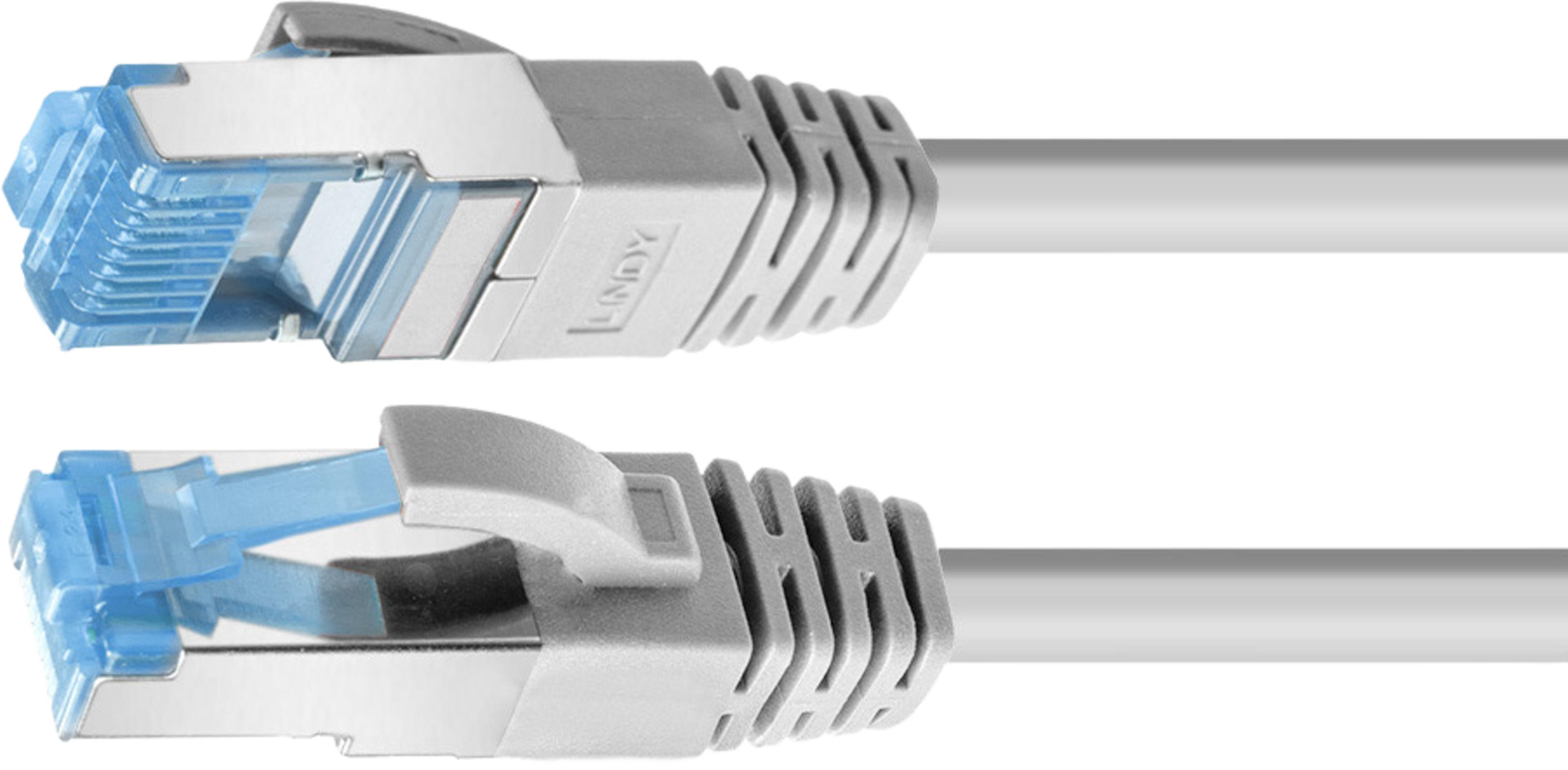Patch Cable RJ45 S/FTP Cat6a 7.5m Grey