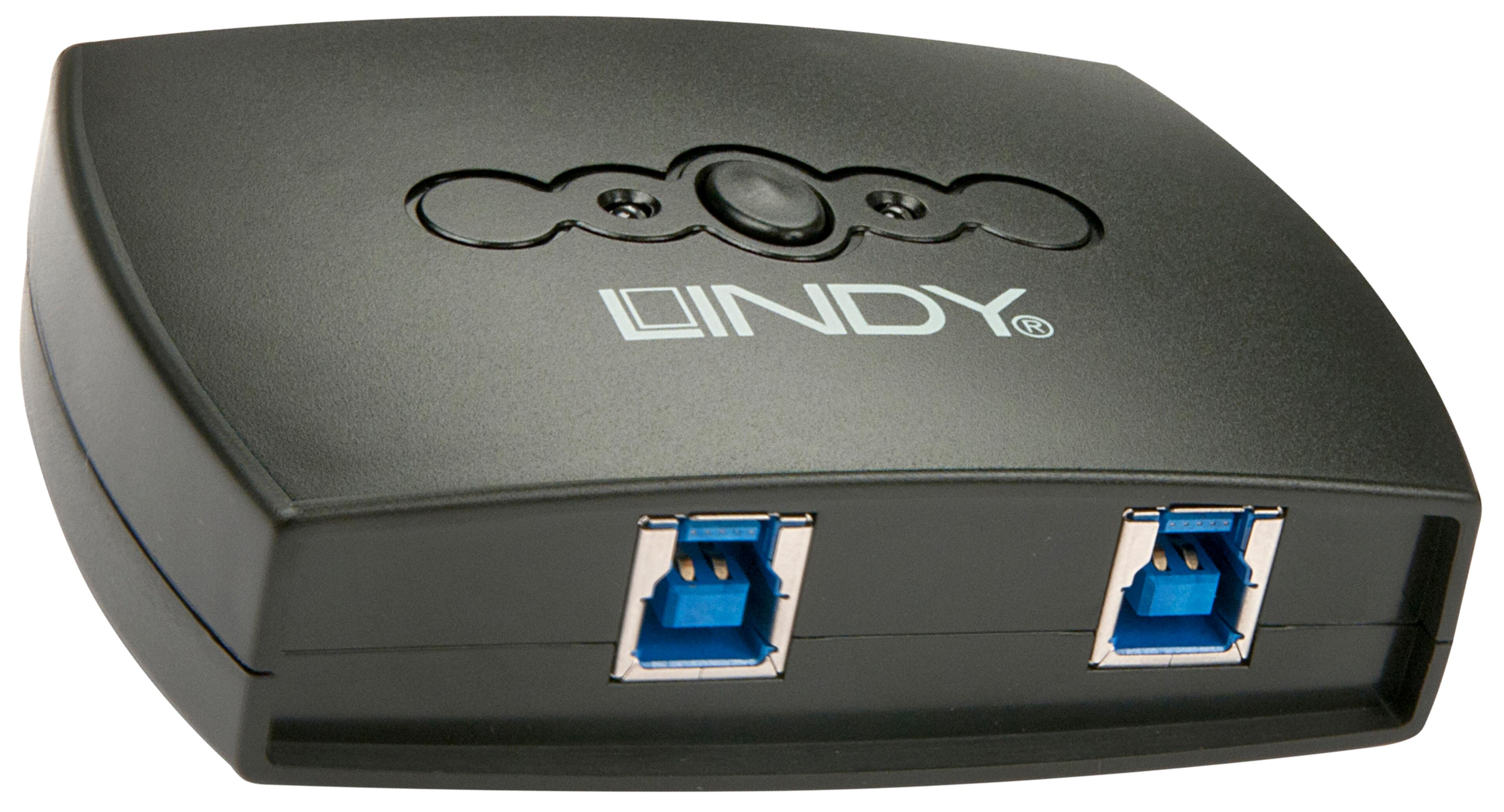 LINDY USB 3.0 Switch 2x PC - 1x Device