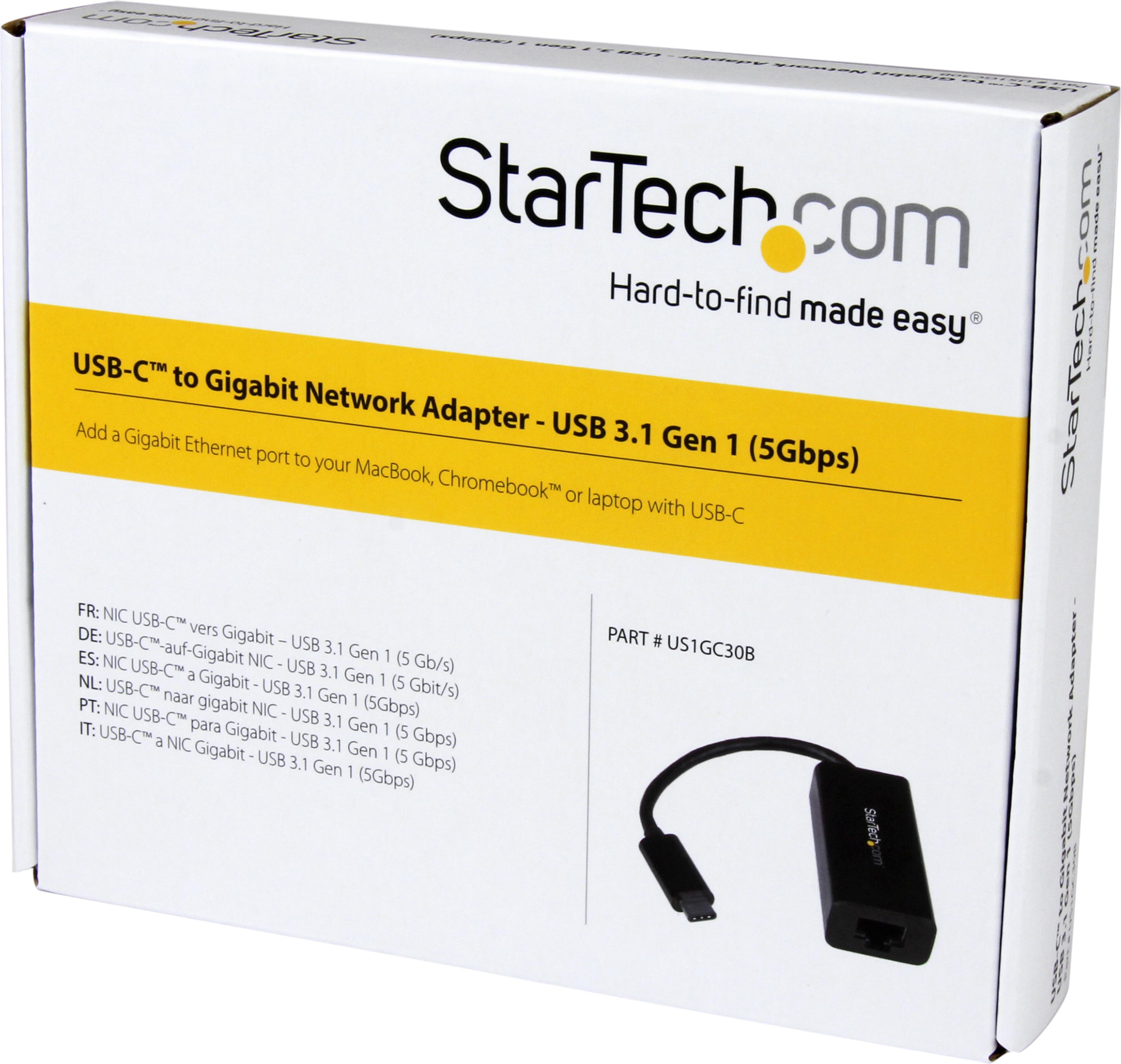 Adapter USB 3.0 C/ - Gigabit Ethernet
