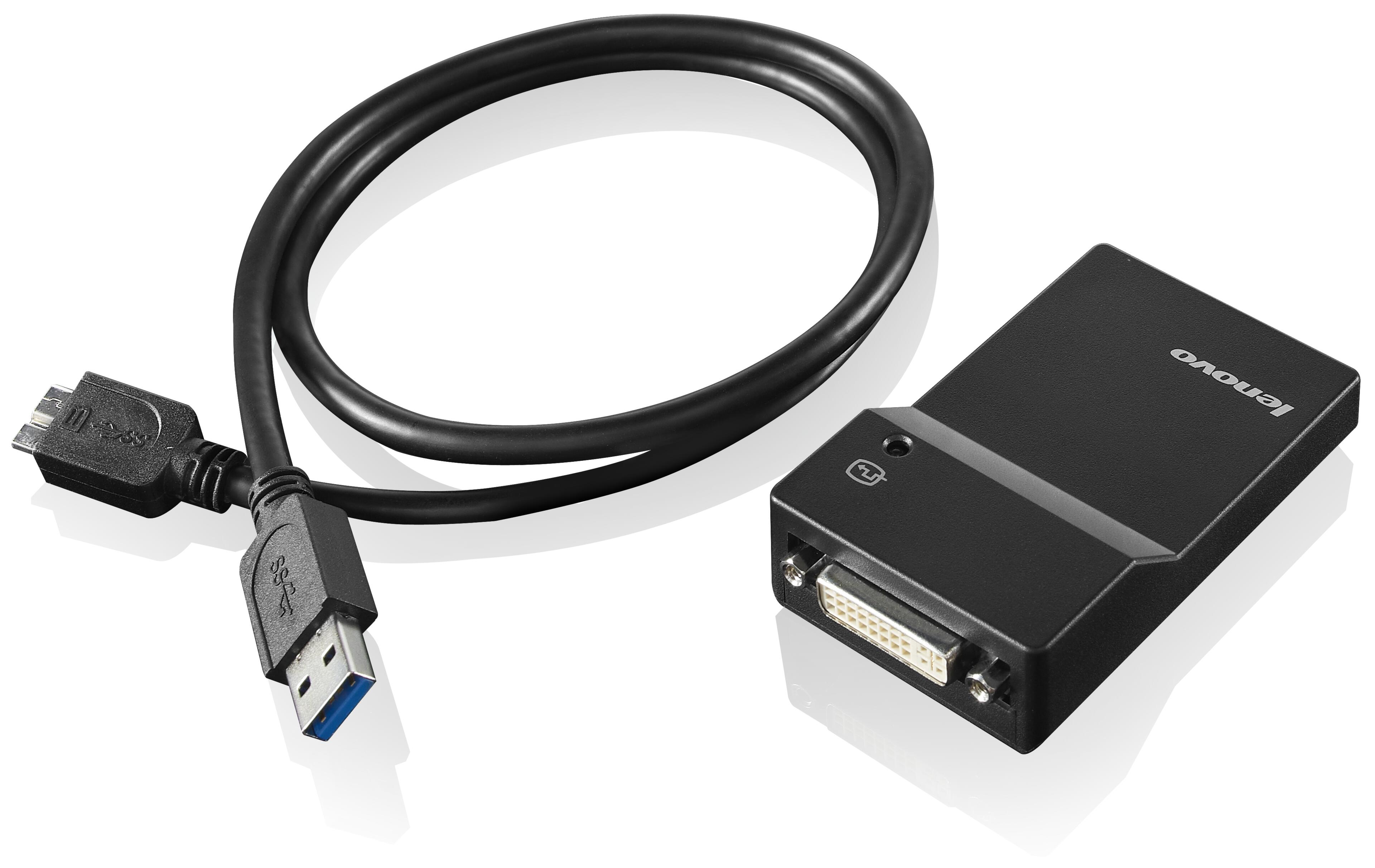 Lenovo USB 3.0 to DVI+VGA Adapter
