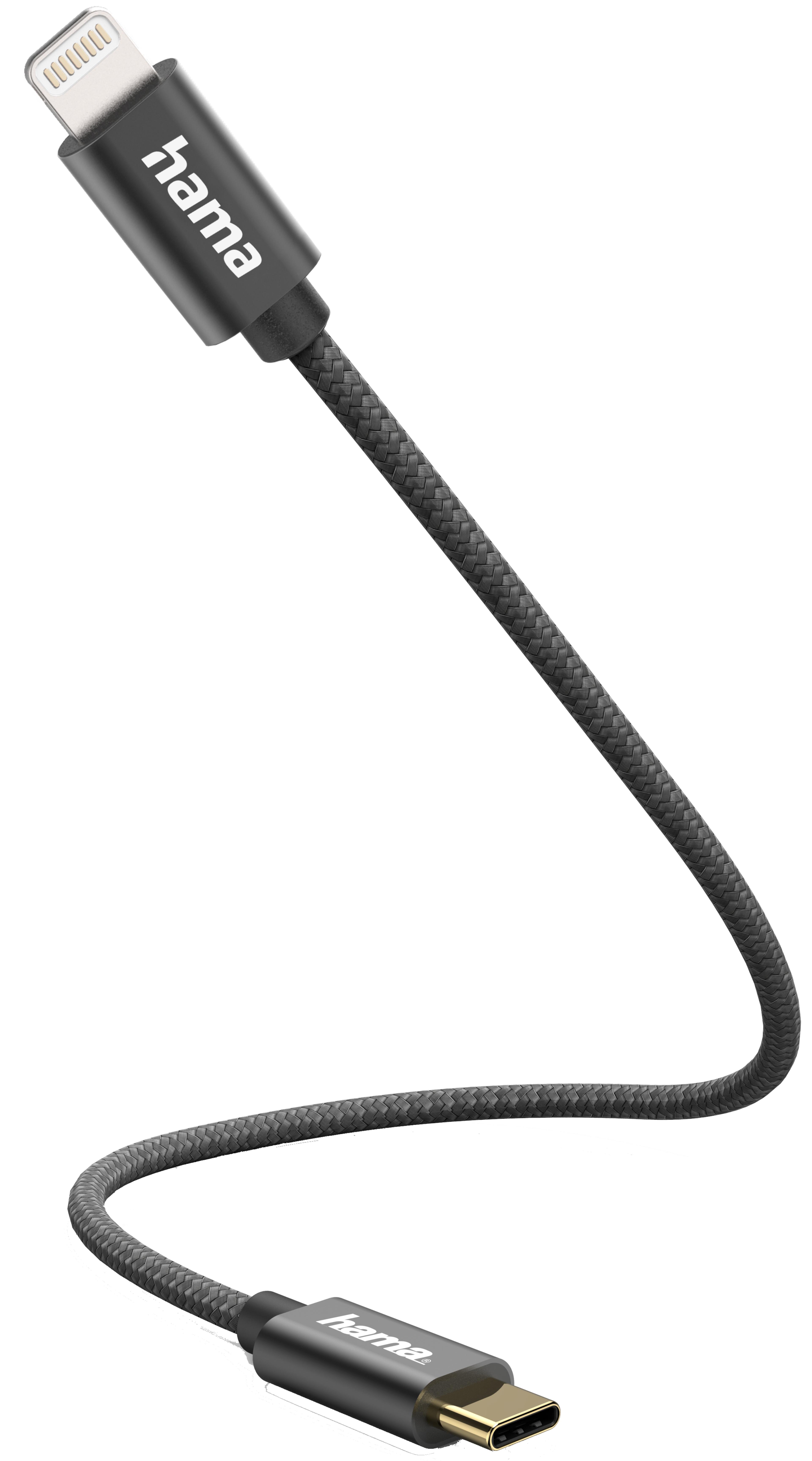 Hama USB-C - Lightning Cable 0.2m