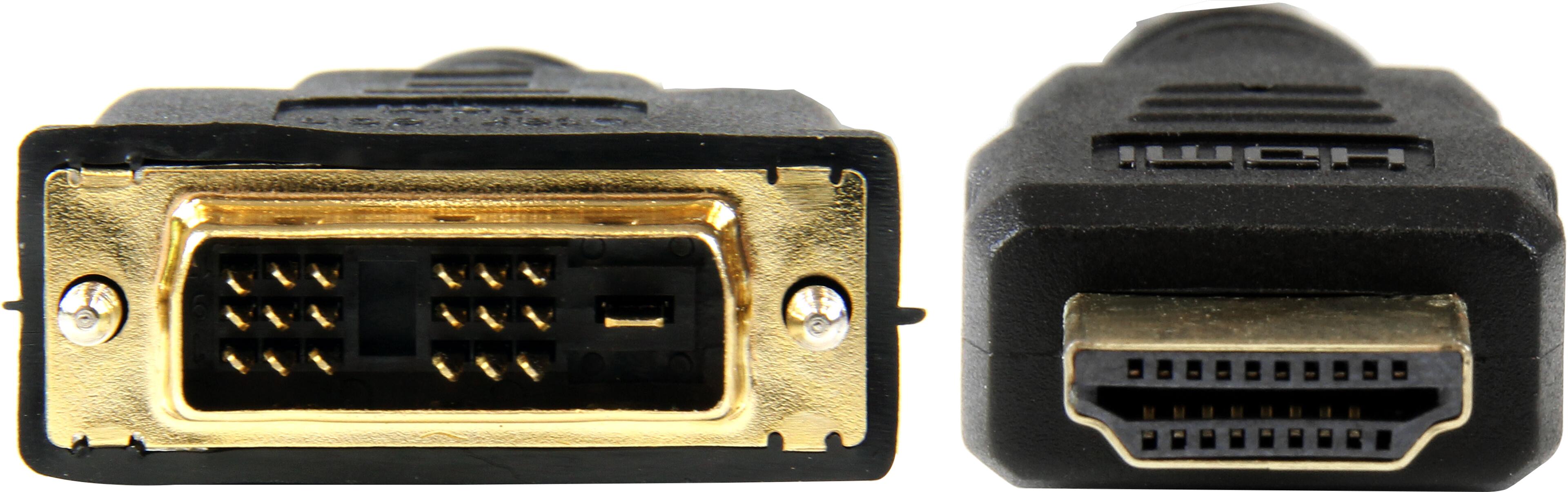 Cable HDMI A/m-DVI-D/m 2m Black
