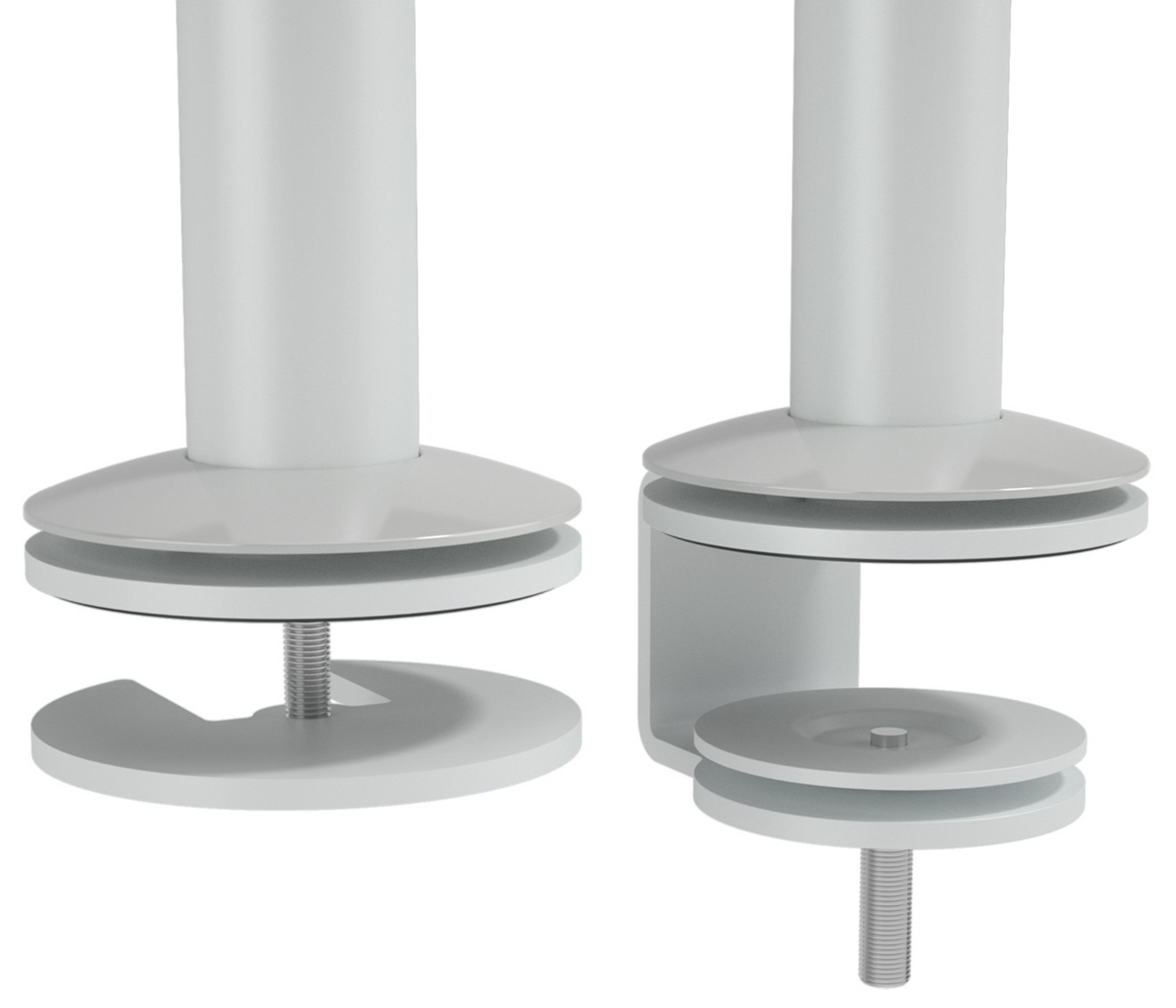 Dataflex Viewlite Dual Desk Mount White