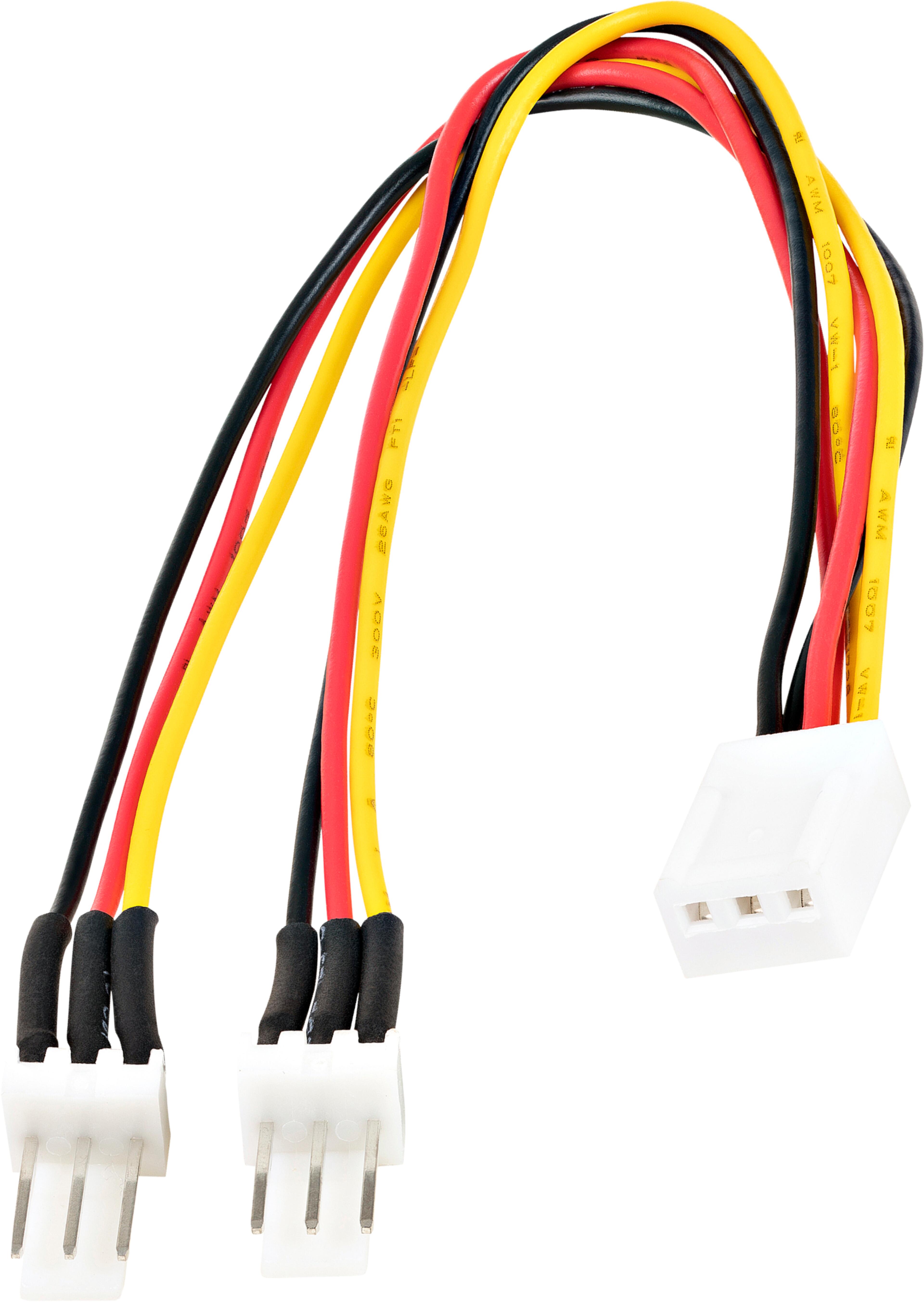 Power Adapter 1x3pin/f - 2x3pin/m 0.15m