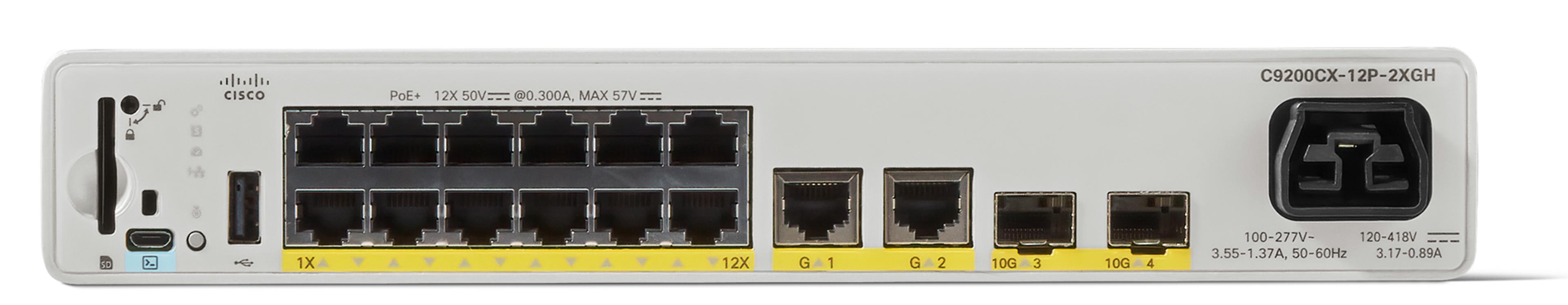 Cisco Catalyst C9200CX-12P-2X2G-E Switch