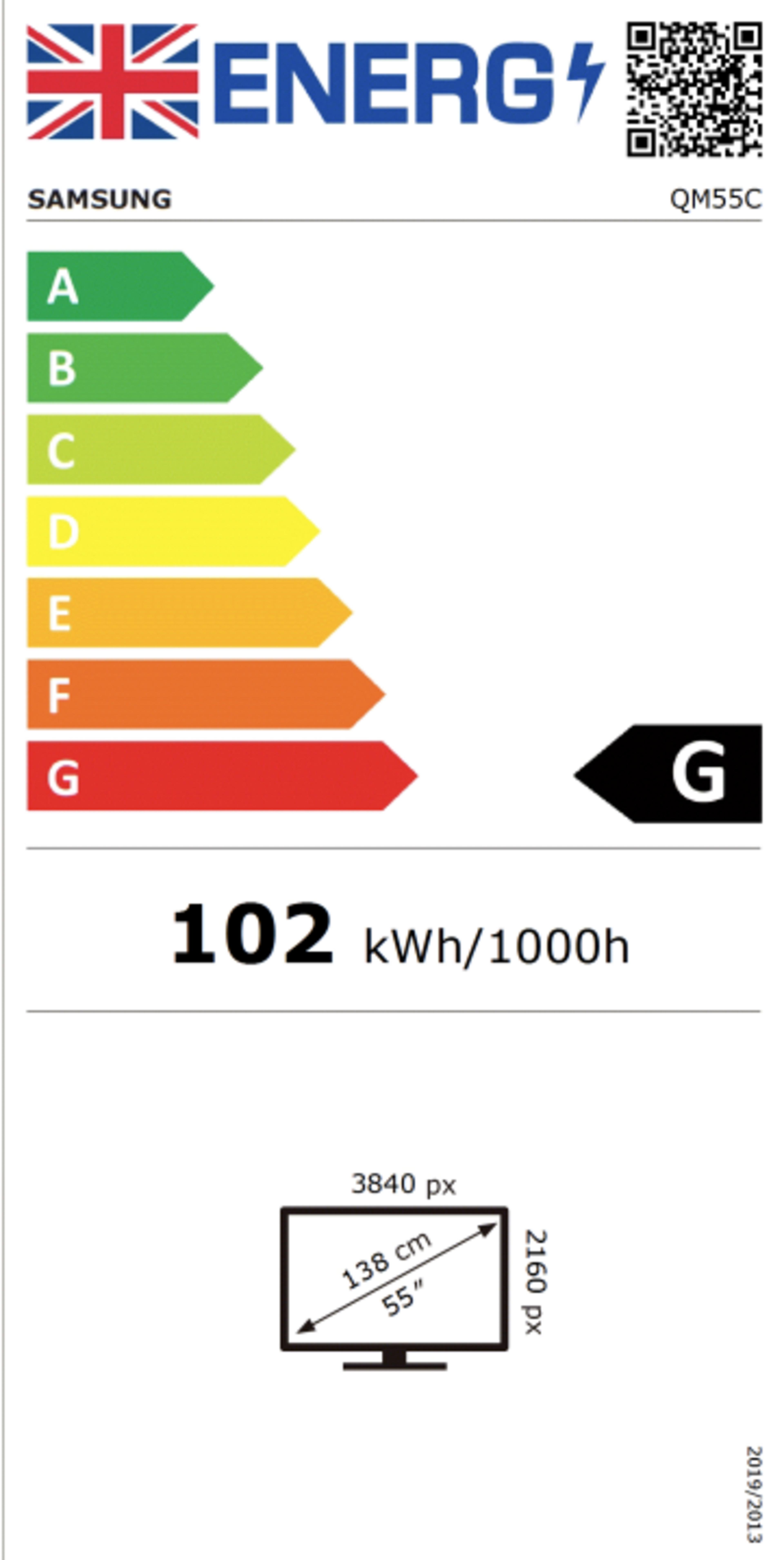 Samsung QM55C Smart Signage Display