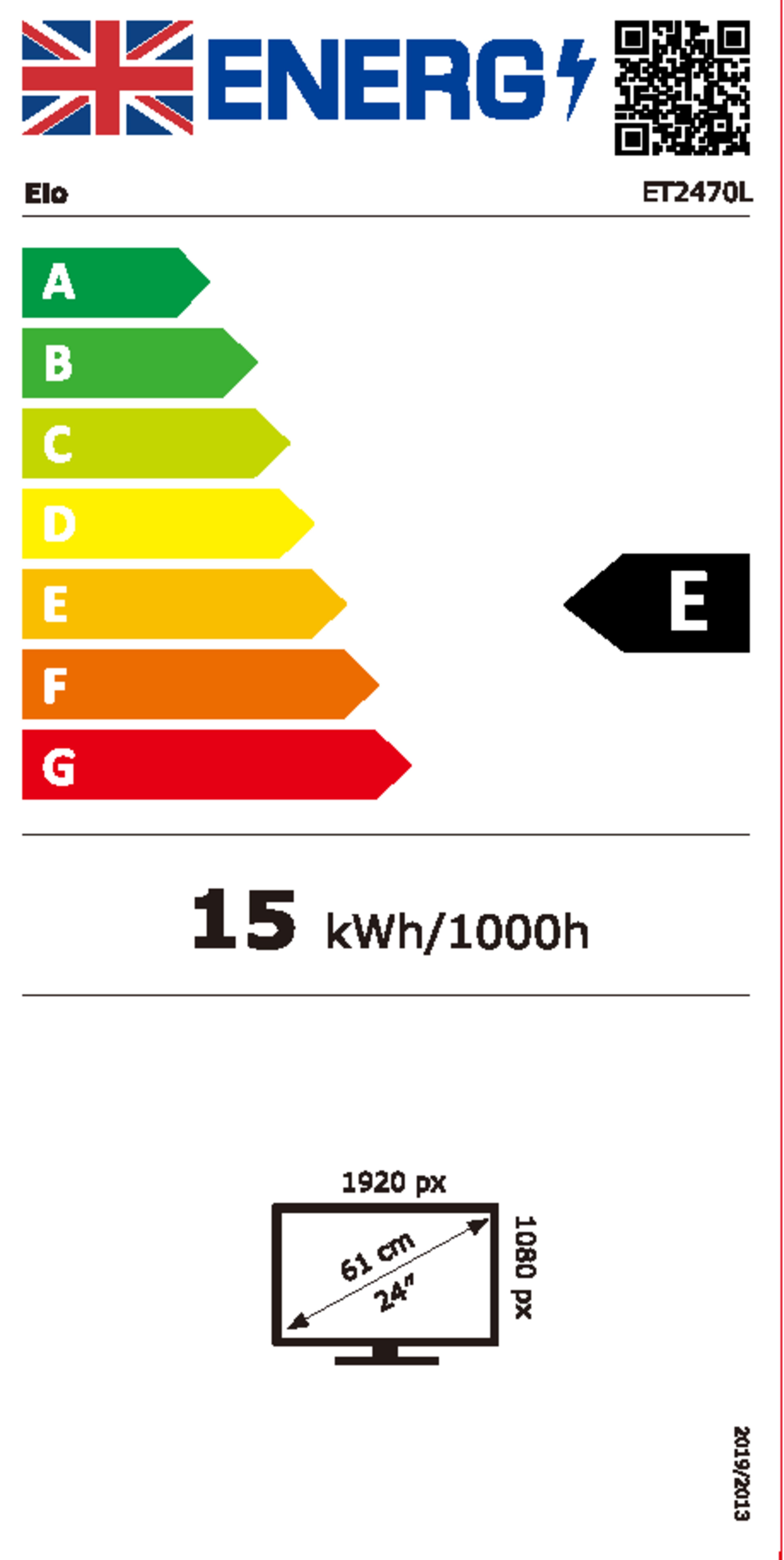 Elo 2470L PCAP Touch Monitor