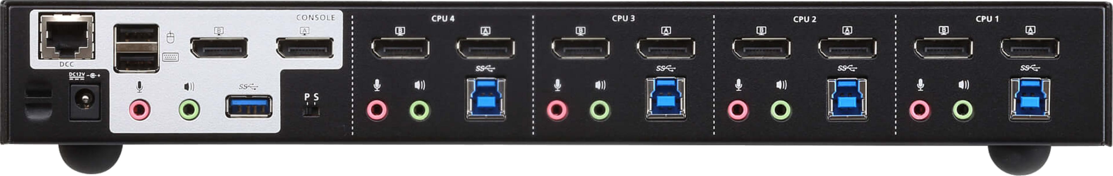 ATEN KVM Switch DP DualHead 4-port