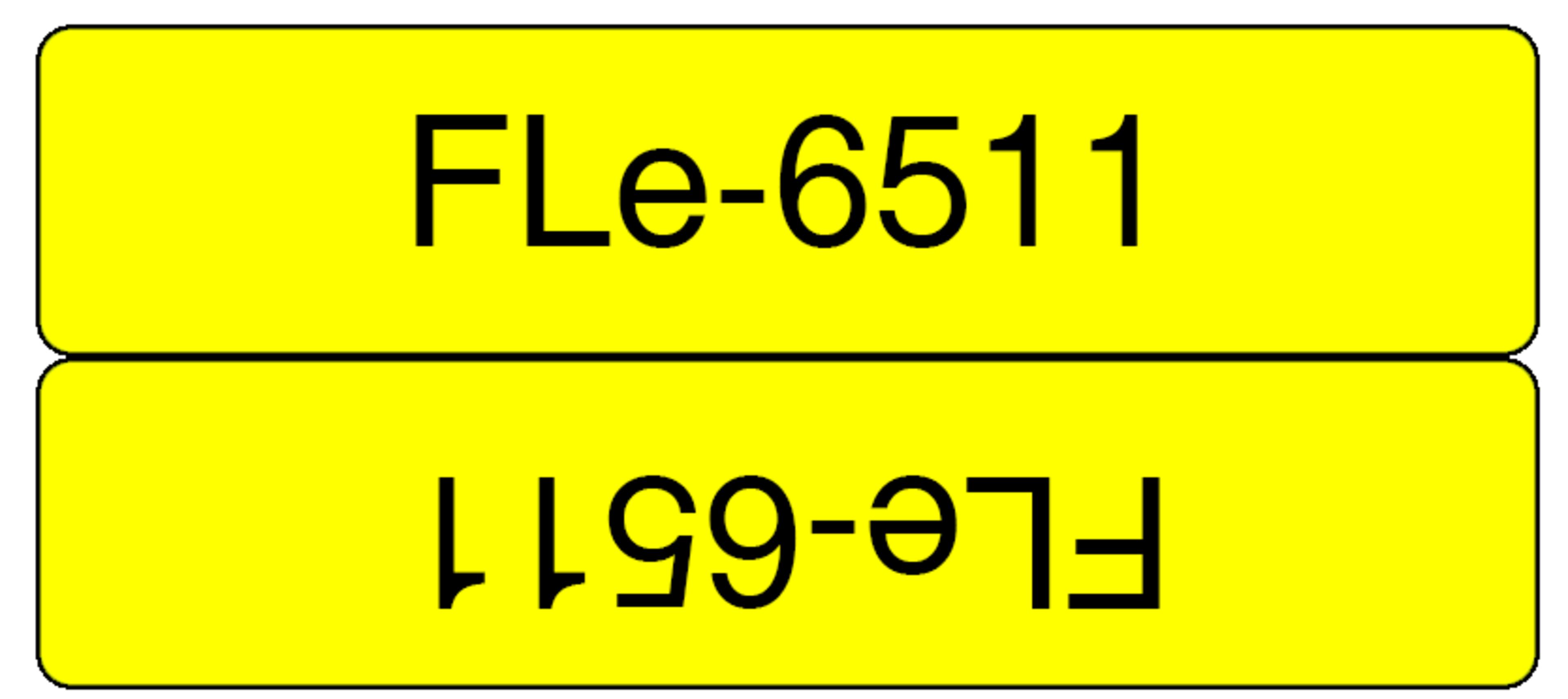 Brother FLe-6511 21x45mm Label Tape