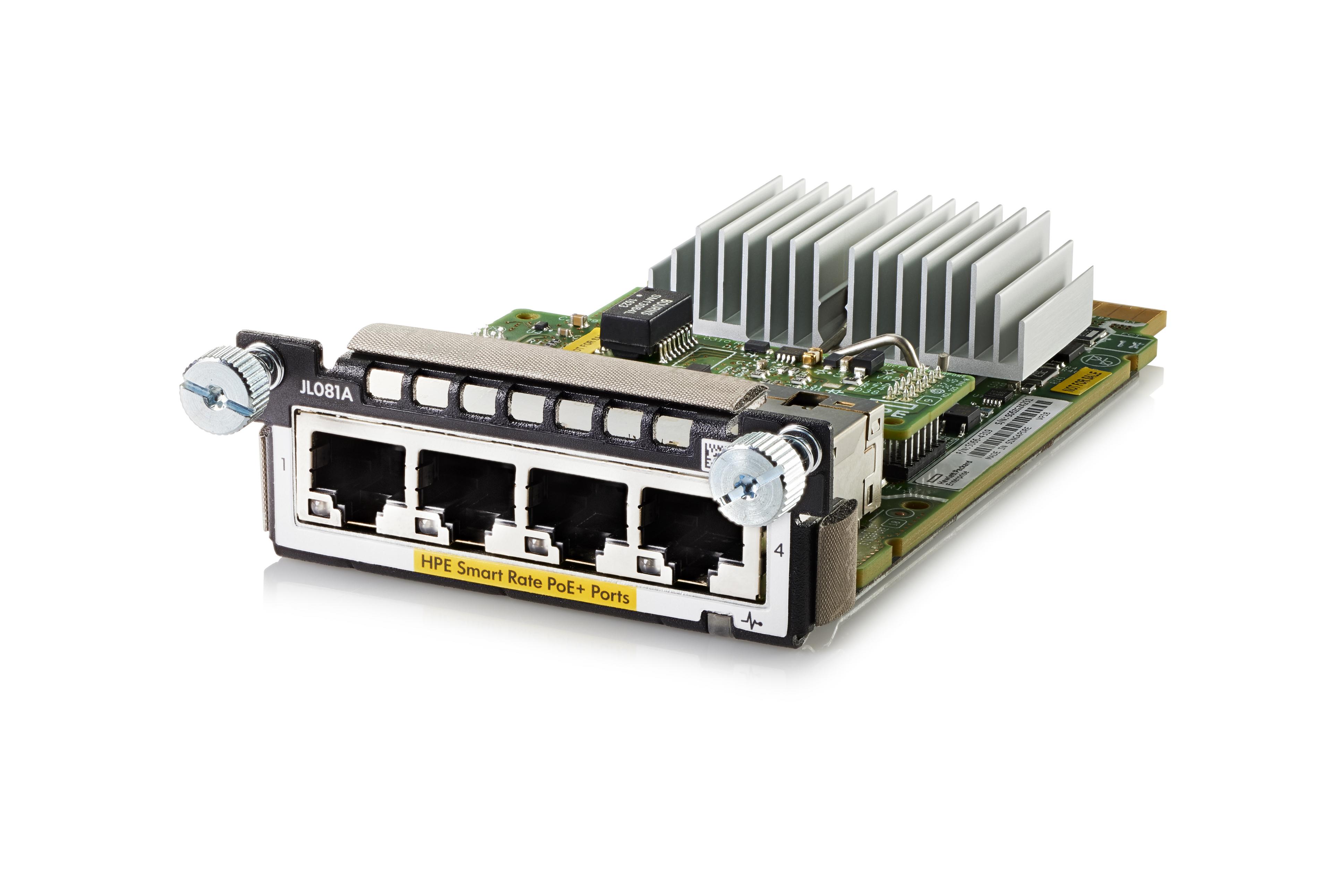 Module HPE Aruba 38/29M 4 ports PoE+
