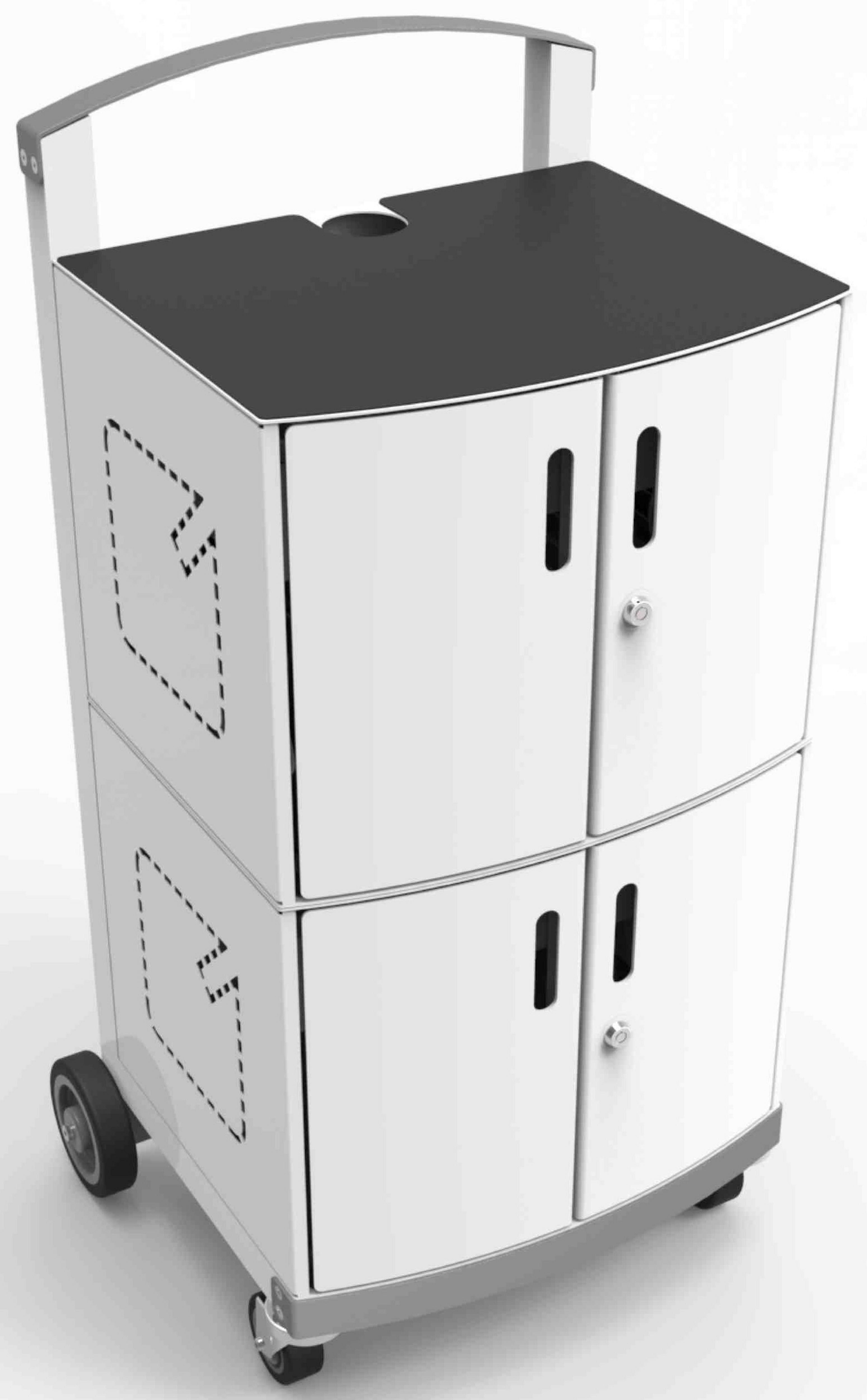 Compulocks CartiPad Duo Ladewagen