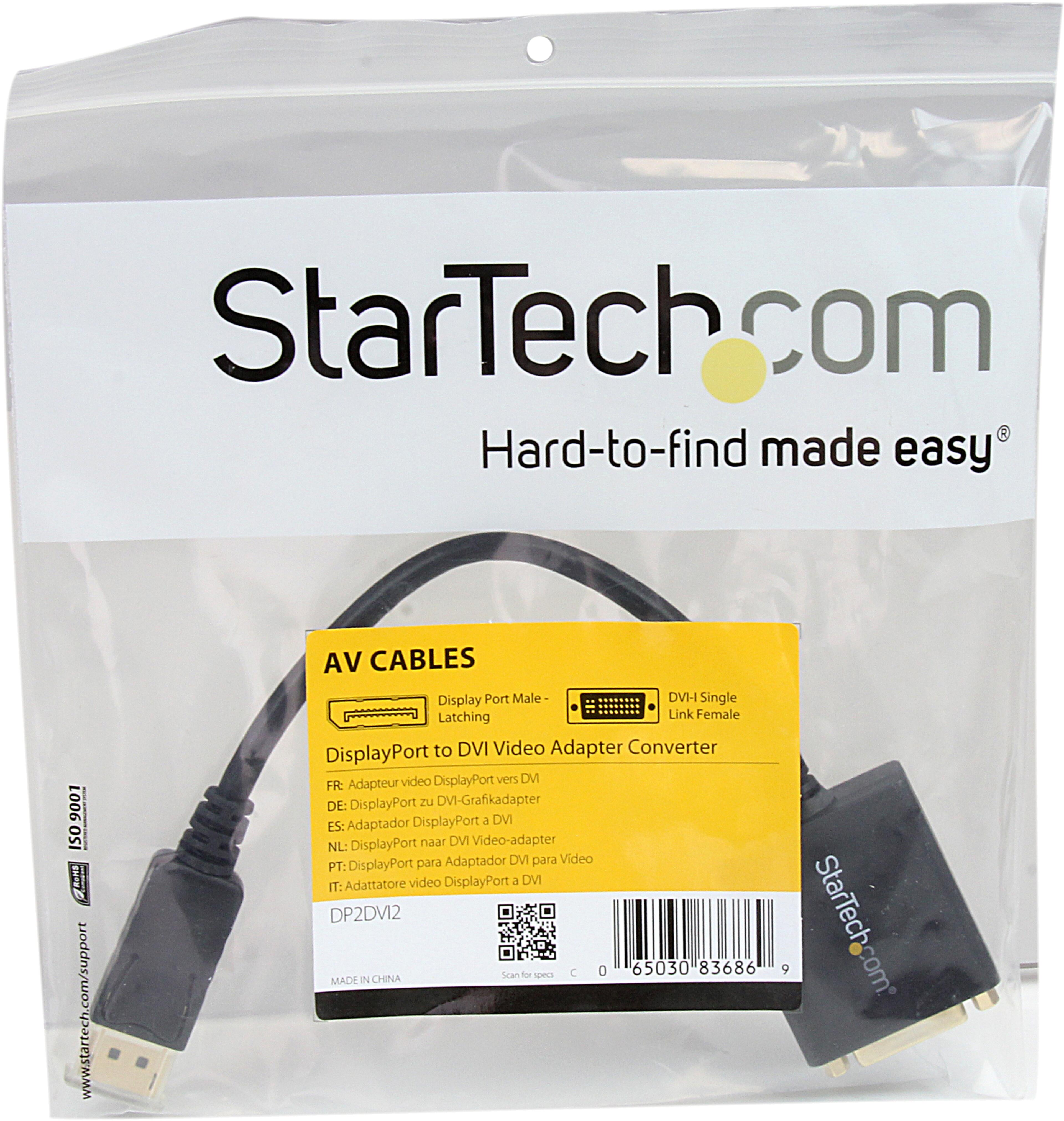 StarTech DisplayPort - DVI-I Adapter