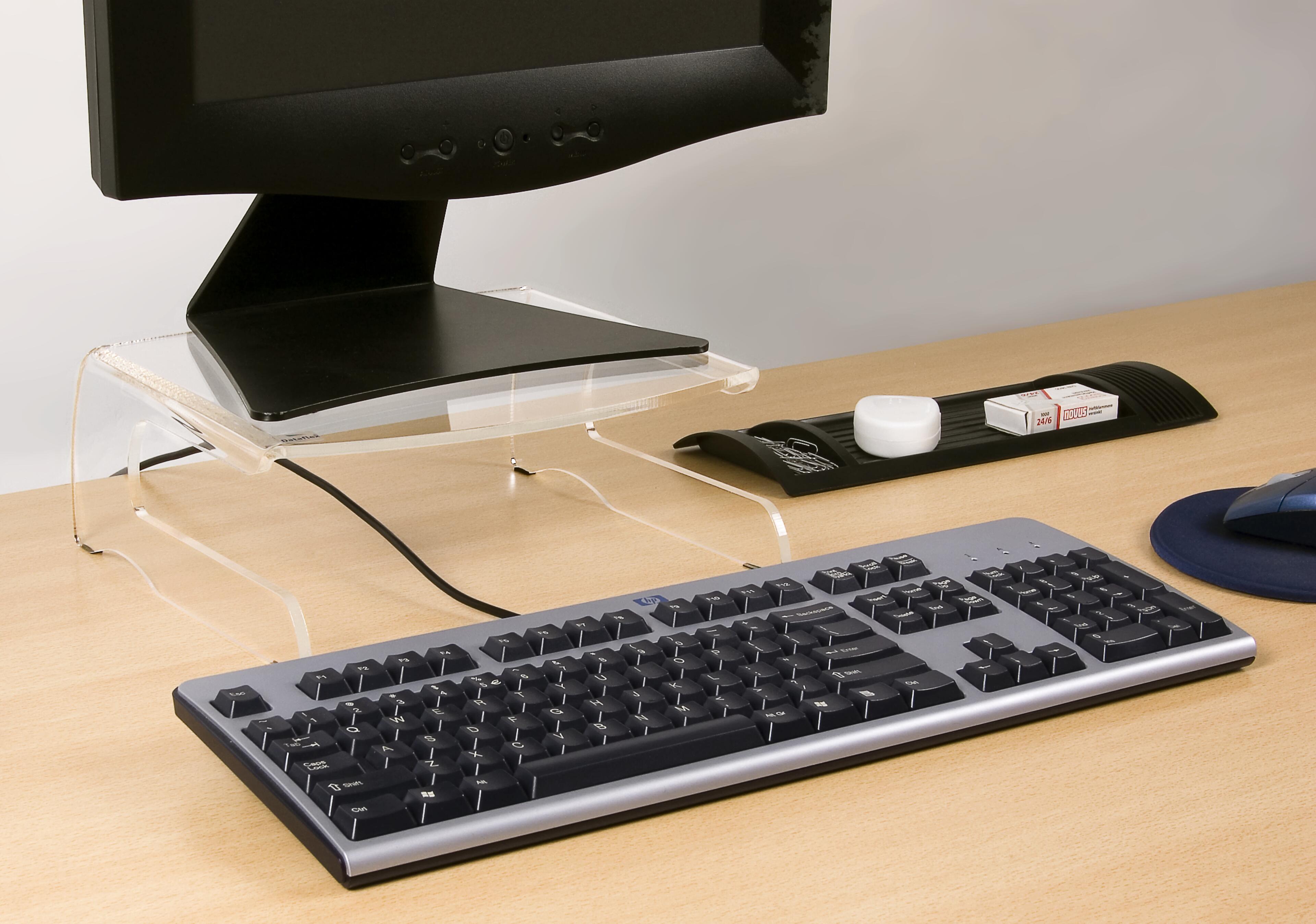 Dataflex Acrylic Monitor Stand 110mm