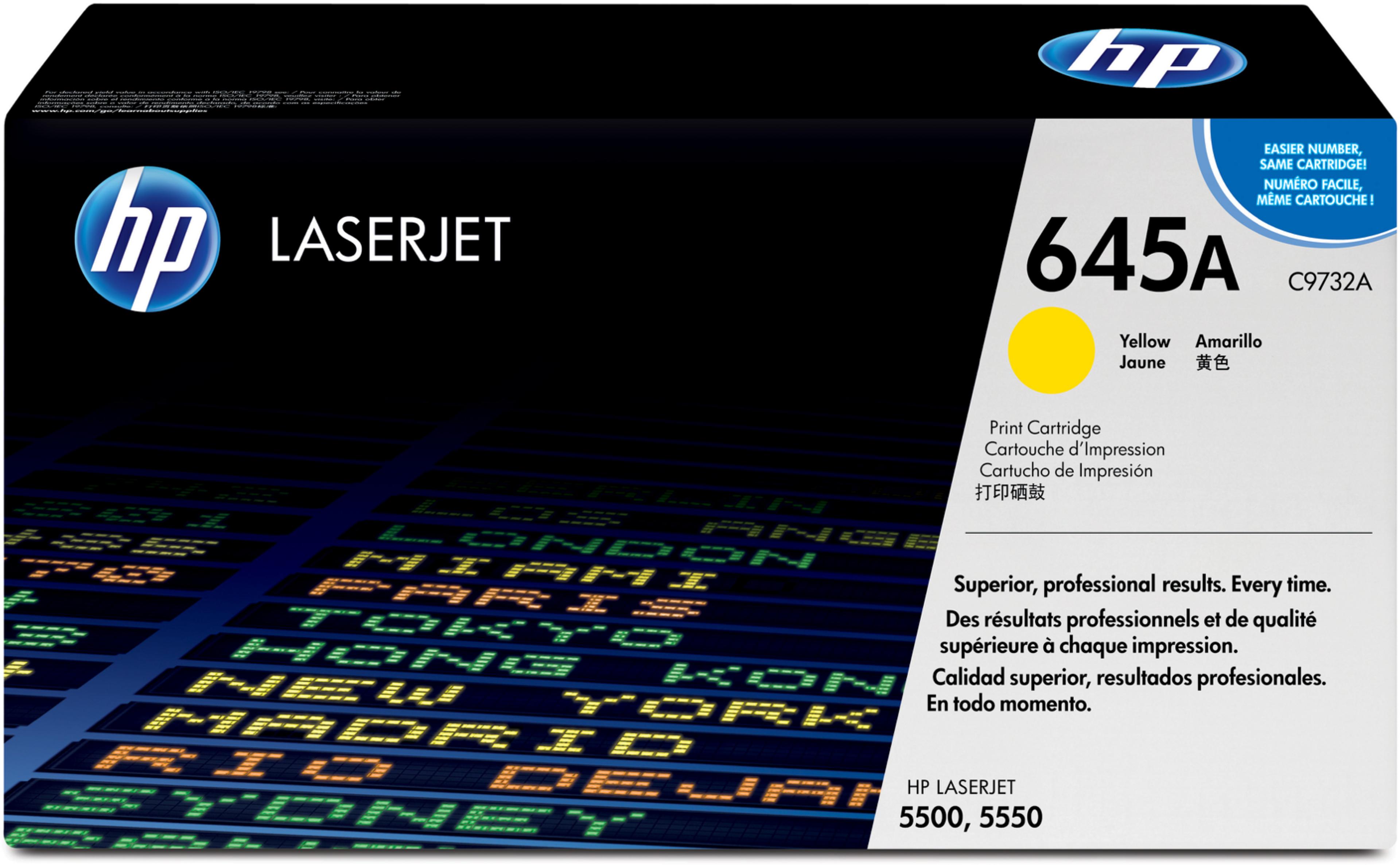 HP 645A Toner Yellow