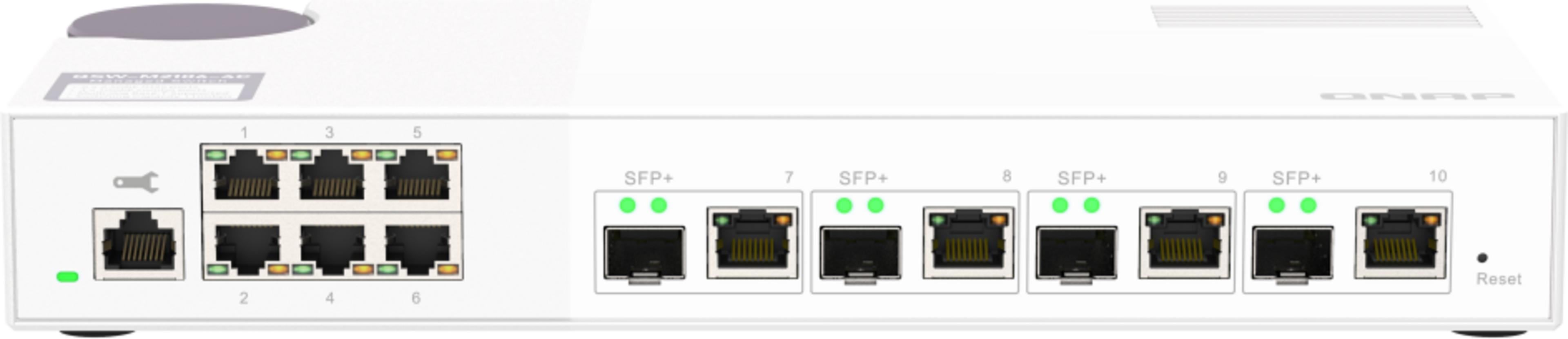 QNAP QSW-2106-4C 10-Port 2,5GbE Switch