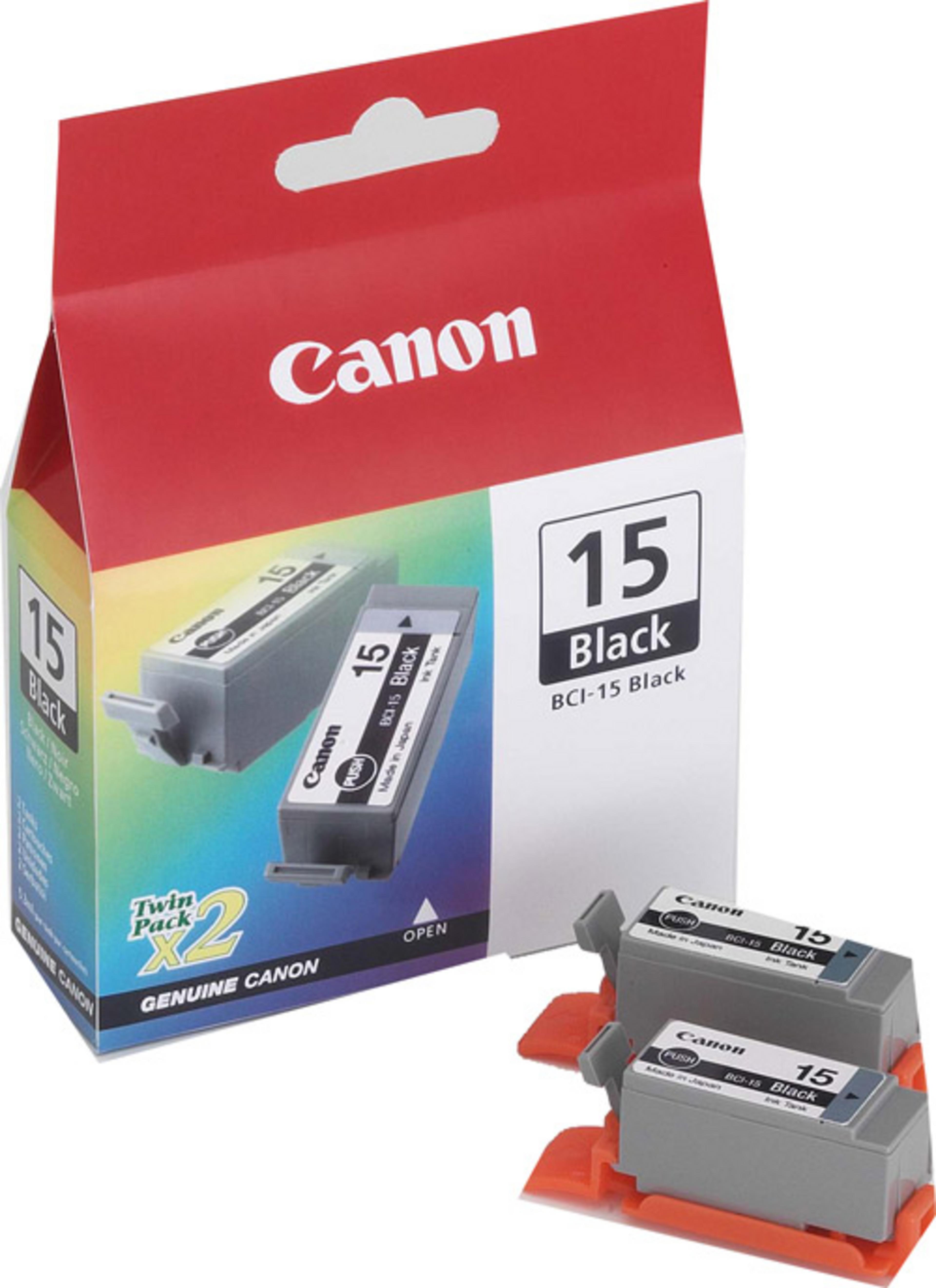 Canon BCI-15 BK Ink Black 2-pack